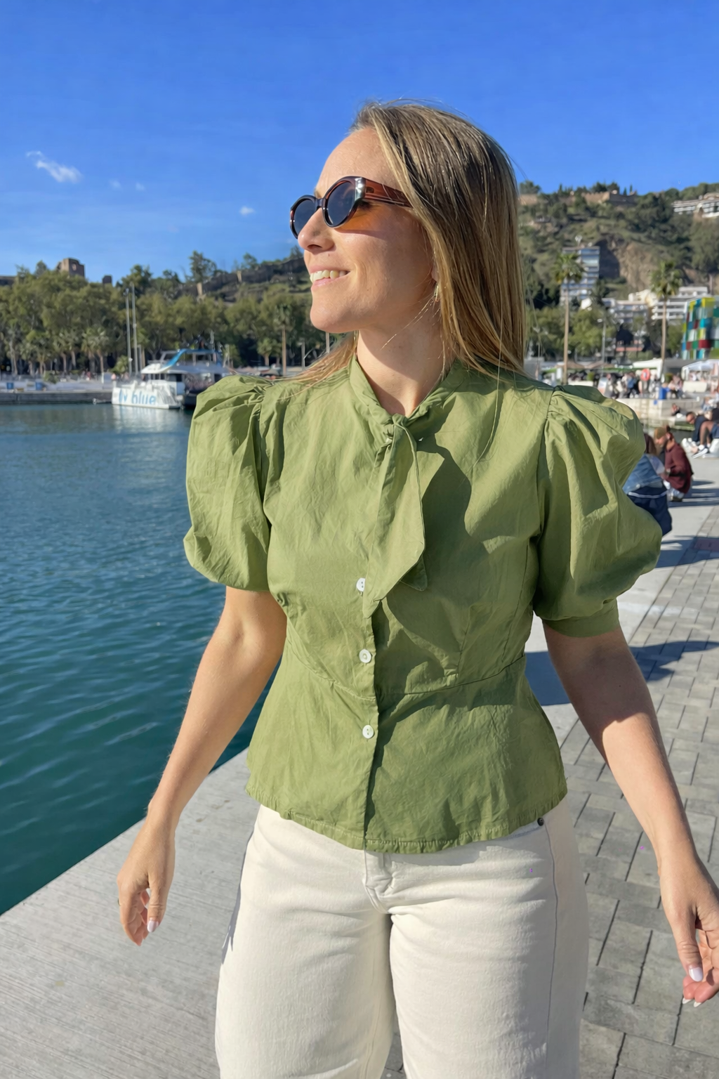 Blusa Eugenia verde
