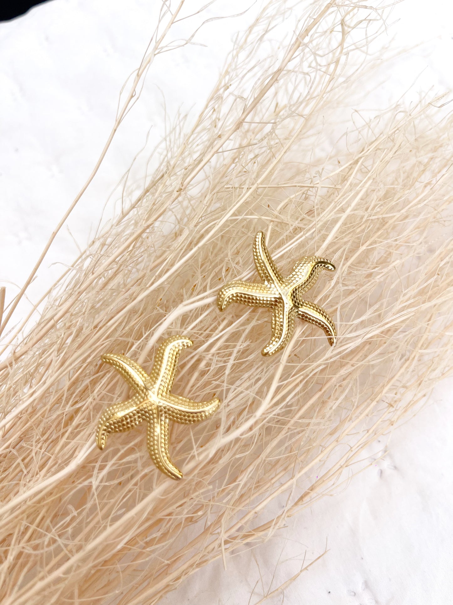 Pendiente estrellas mar