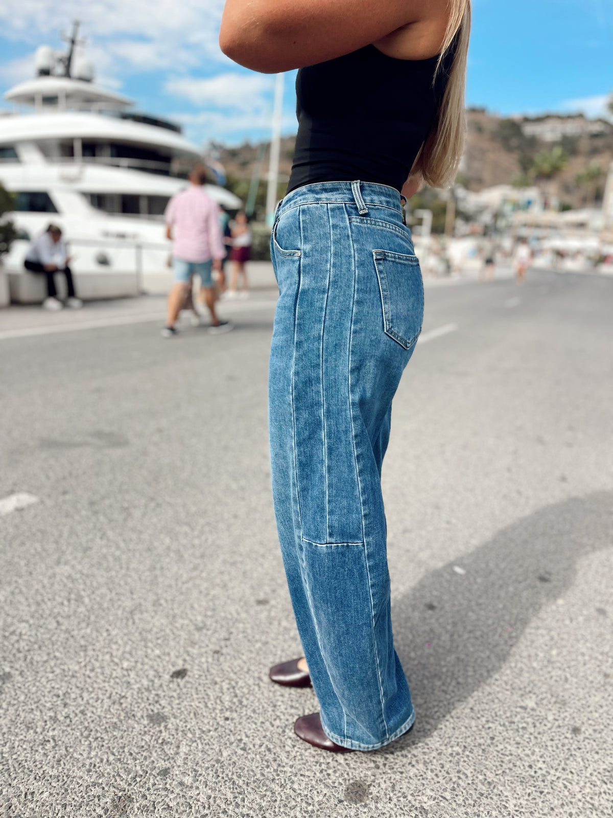 Pantalon Vaquero barrel