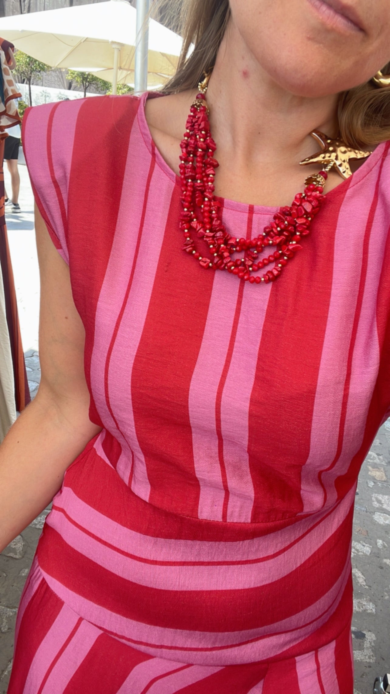 Vestido ginebra rosa