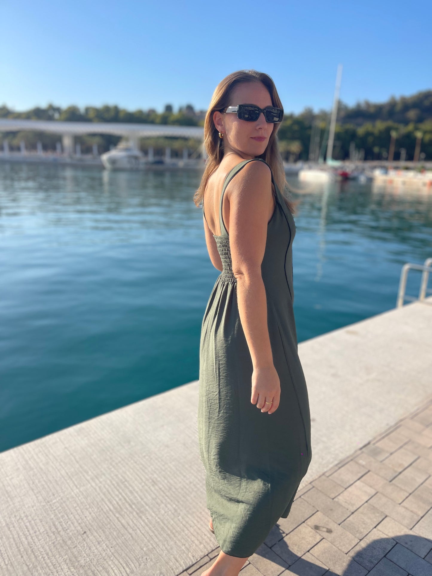 Vestido Tania verde