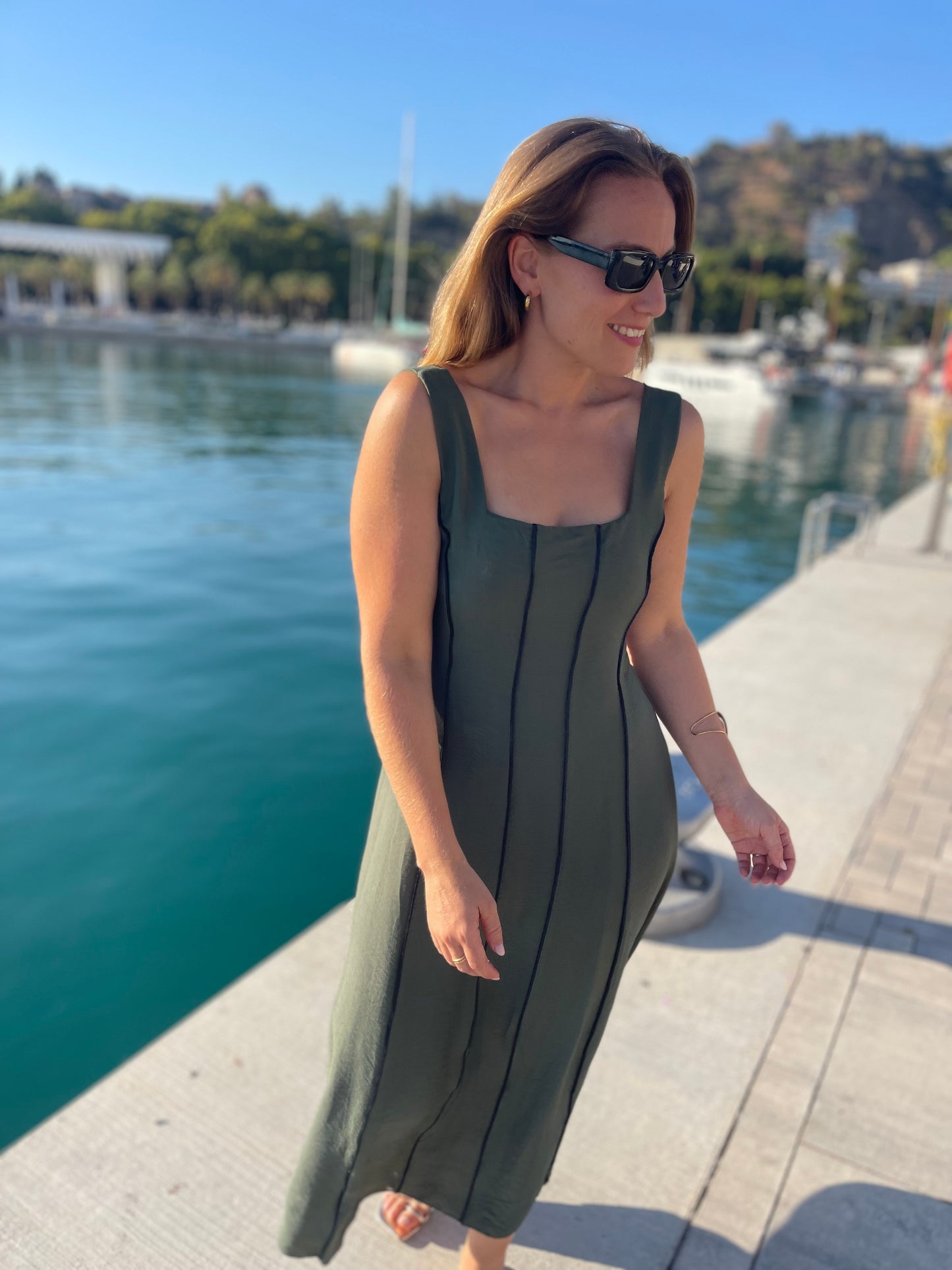 Vestido Tania verde
