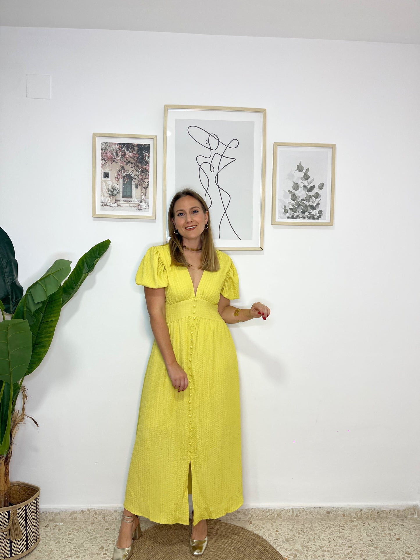 Vestido Carlota amarillo