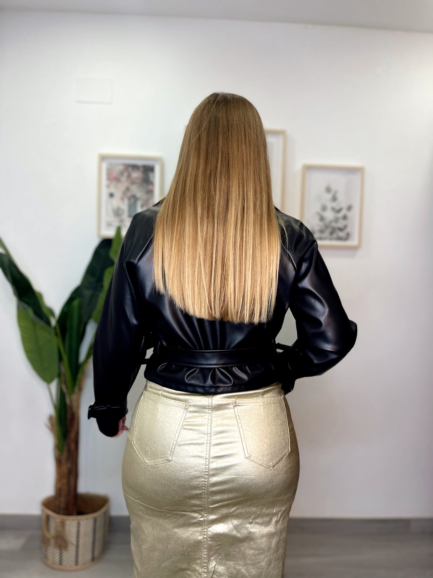 Chaqueta Biker polipiel