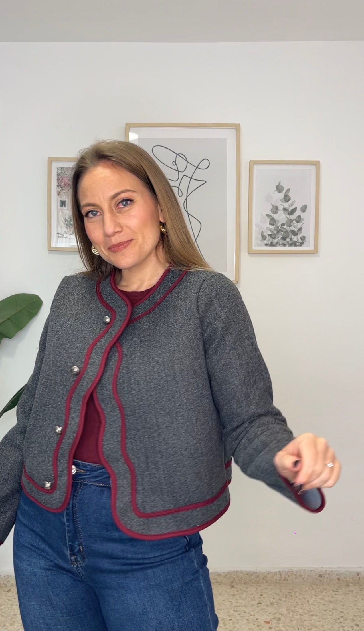 Chaqueta aurora gris