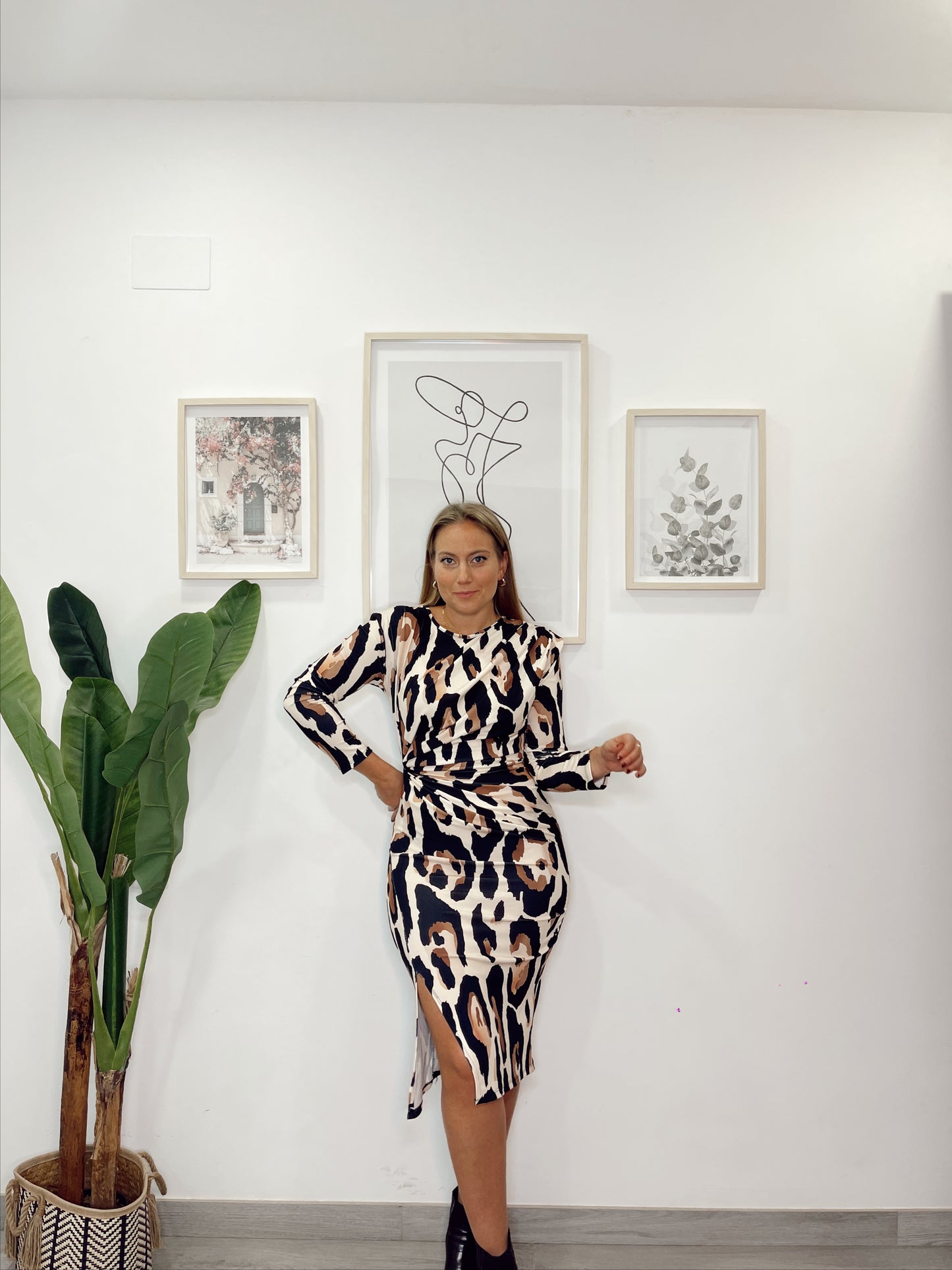 Vestido Carol print