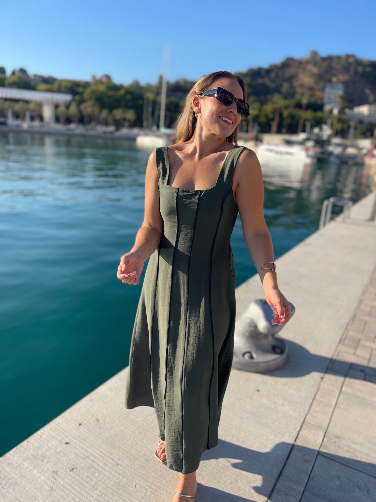 Vestido Tania verde