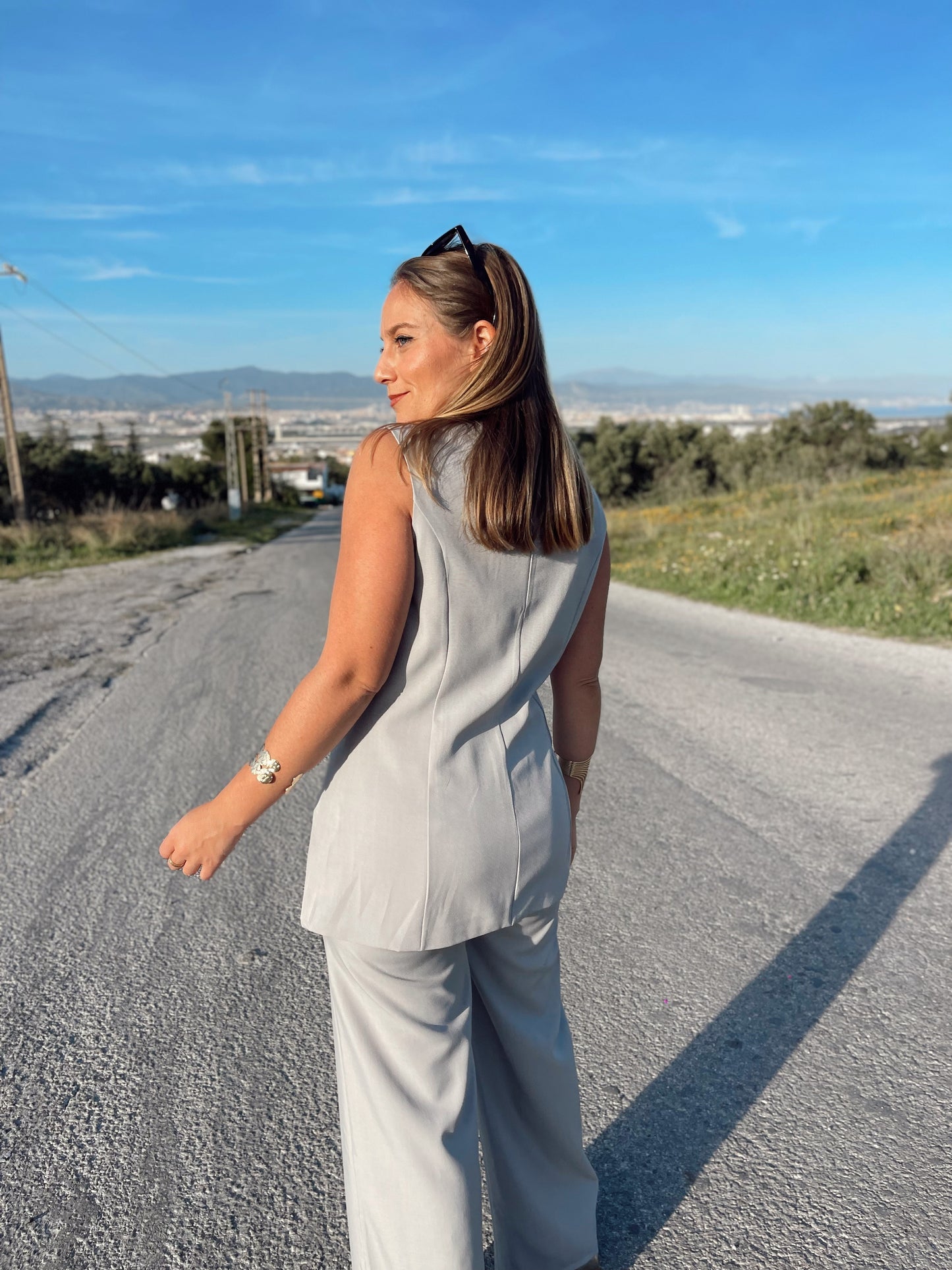 Conjunto Gloria gris