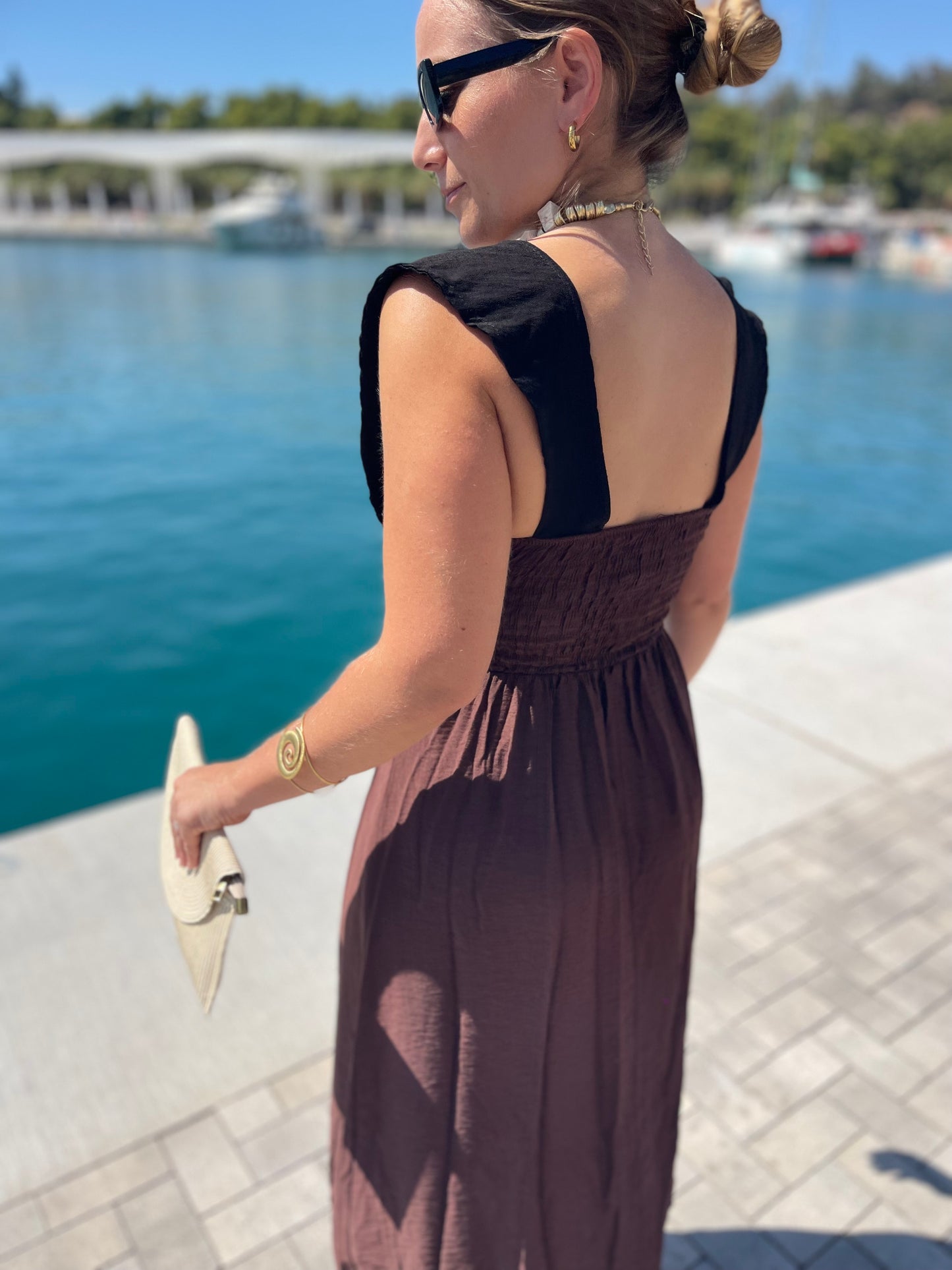 Vestido chocolate bellini