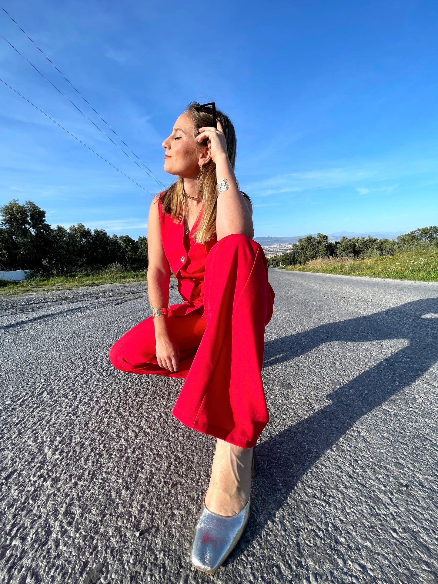 Conjunto Gloria rojo