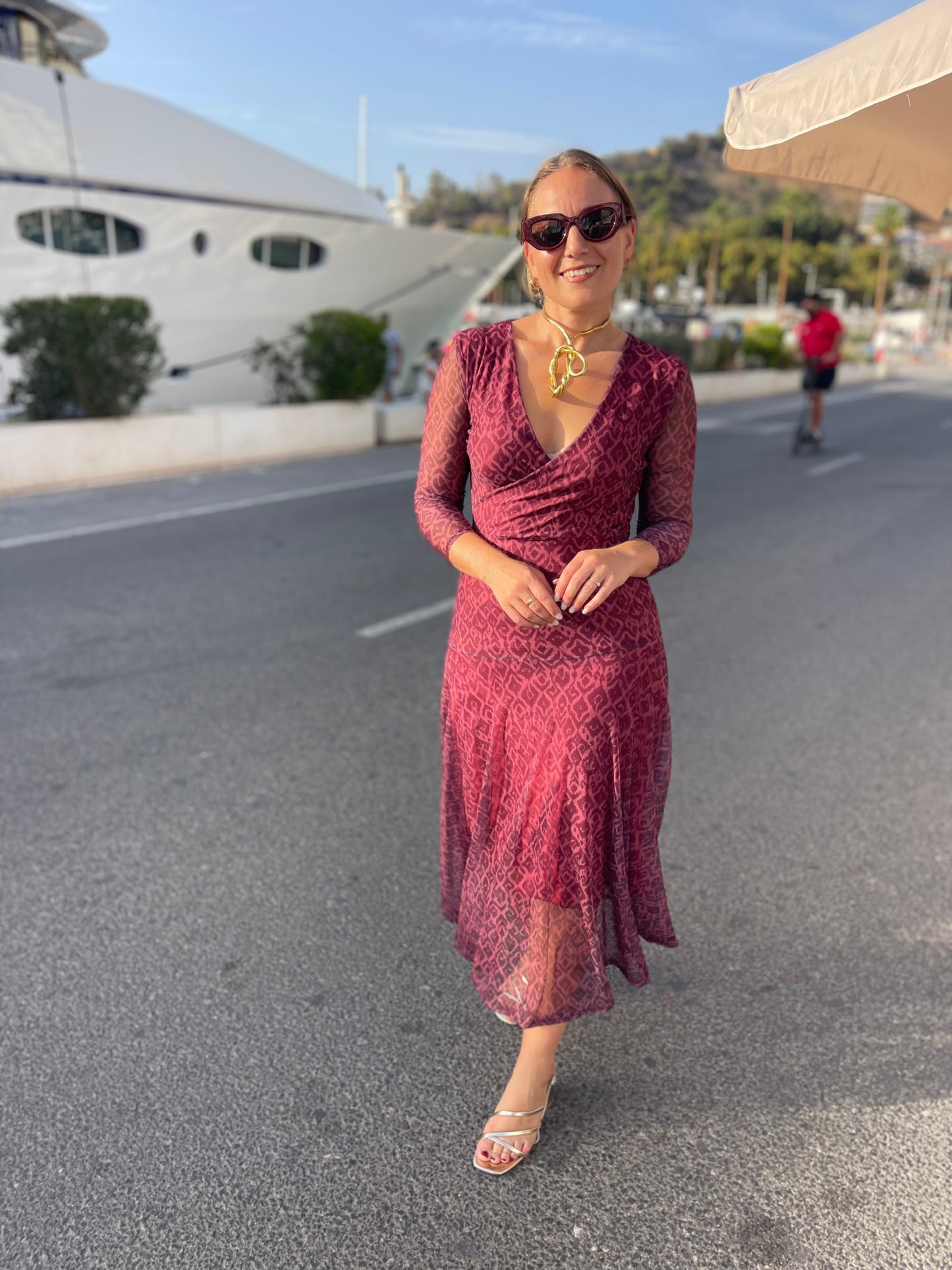 Vestido tul rosa