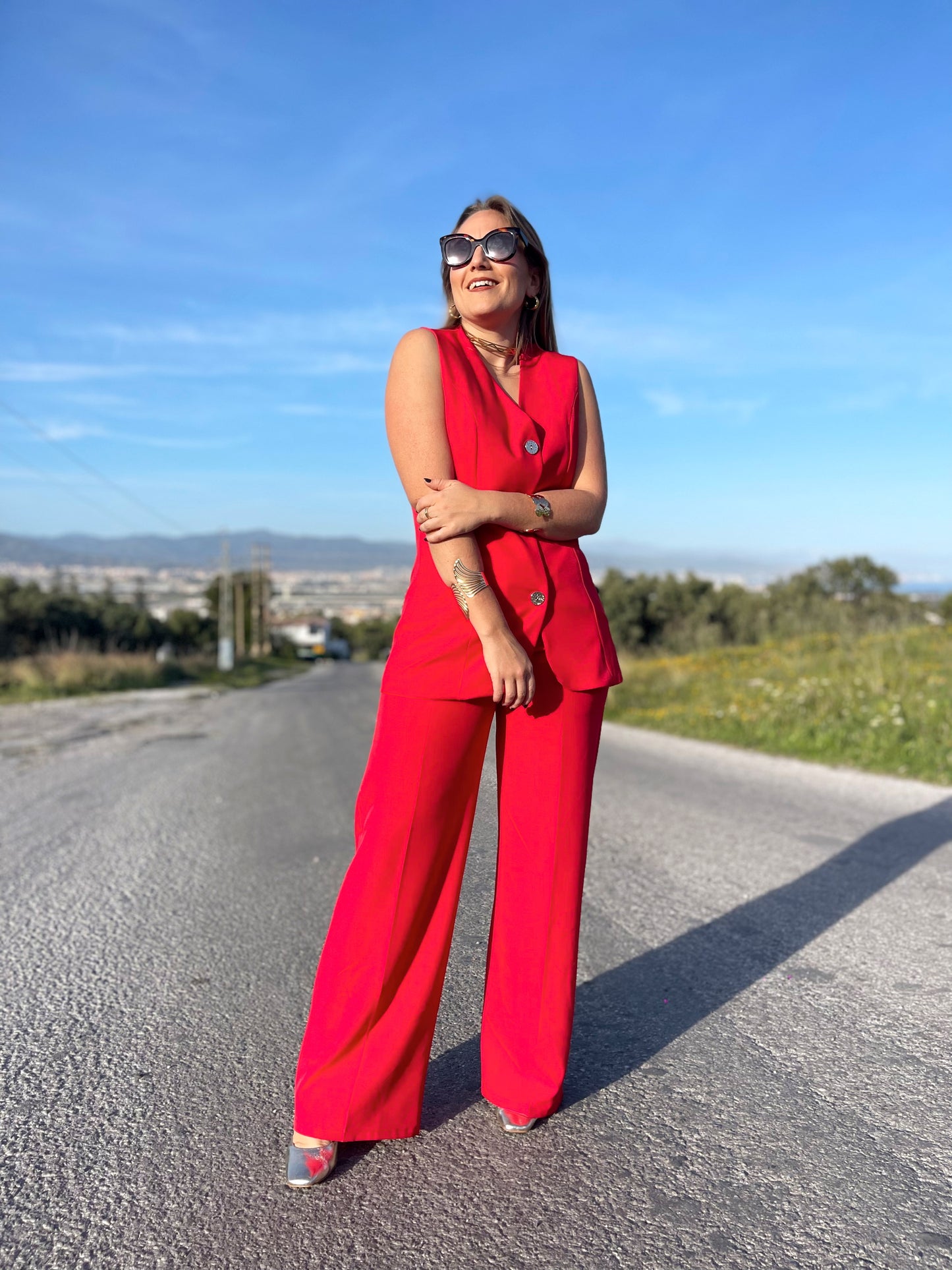 Conjunto Gloria rojo