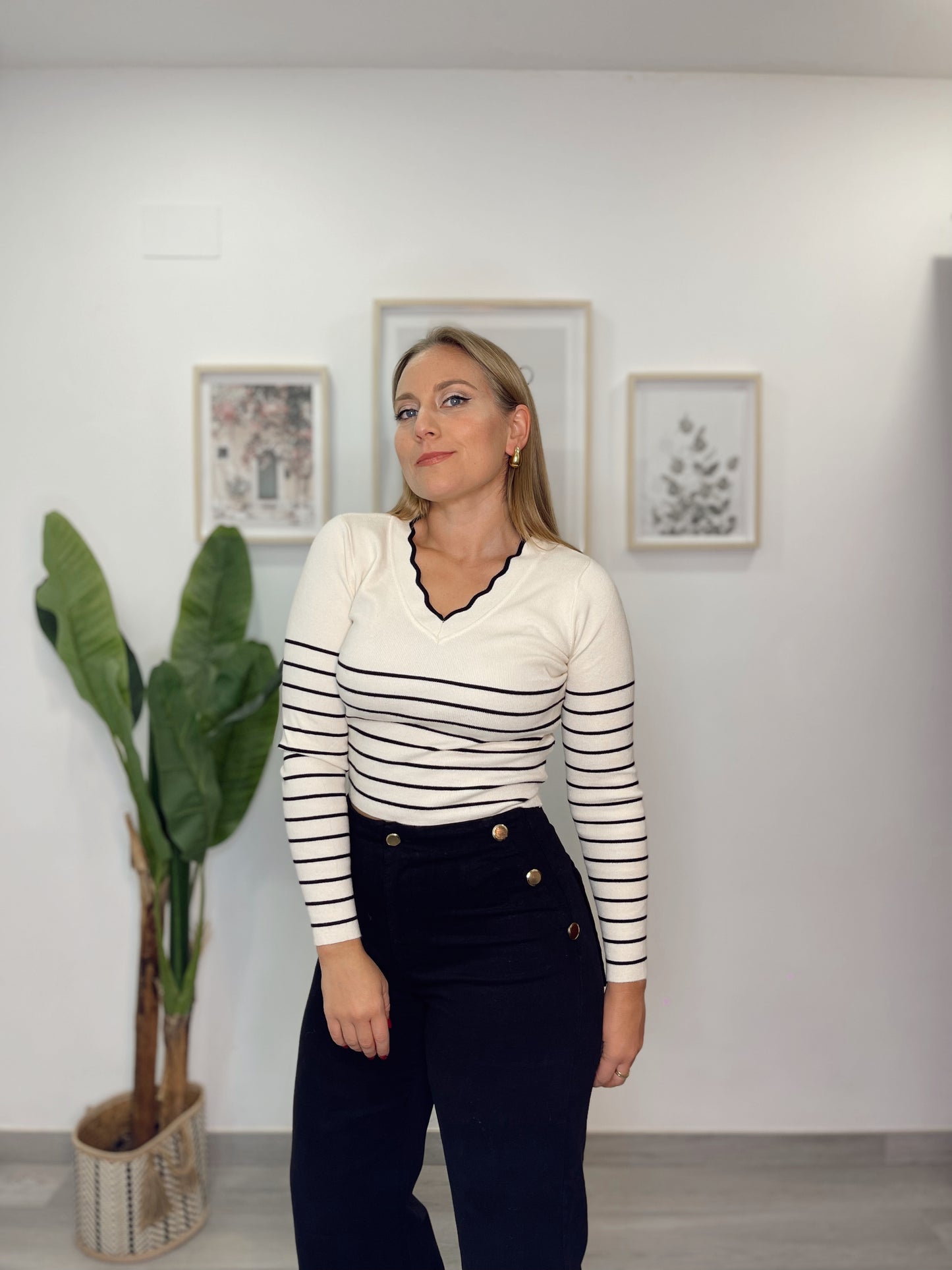 Pantalon Marine botones