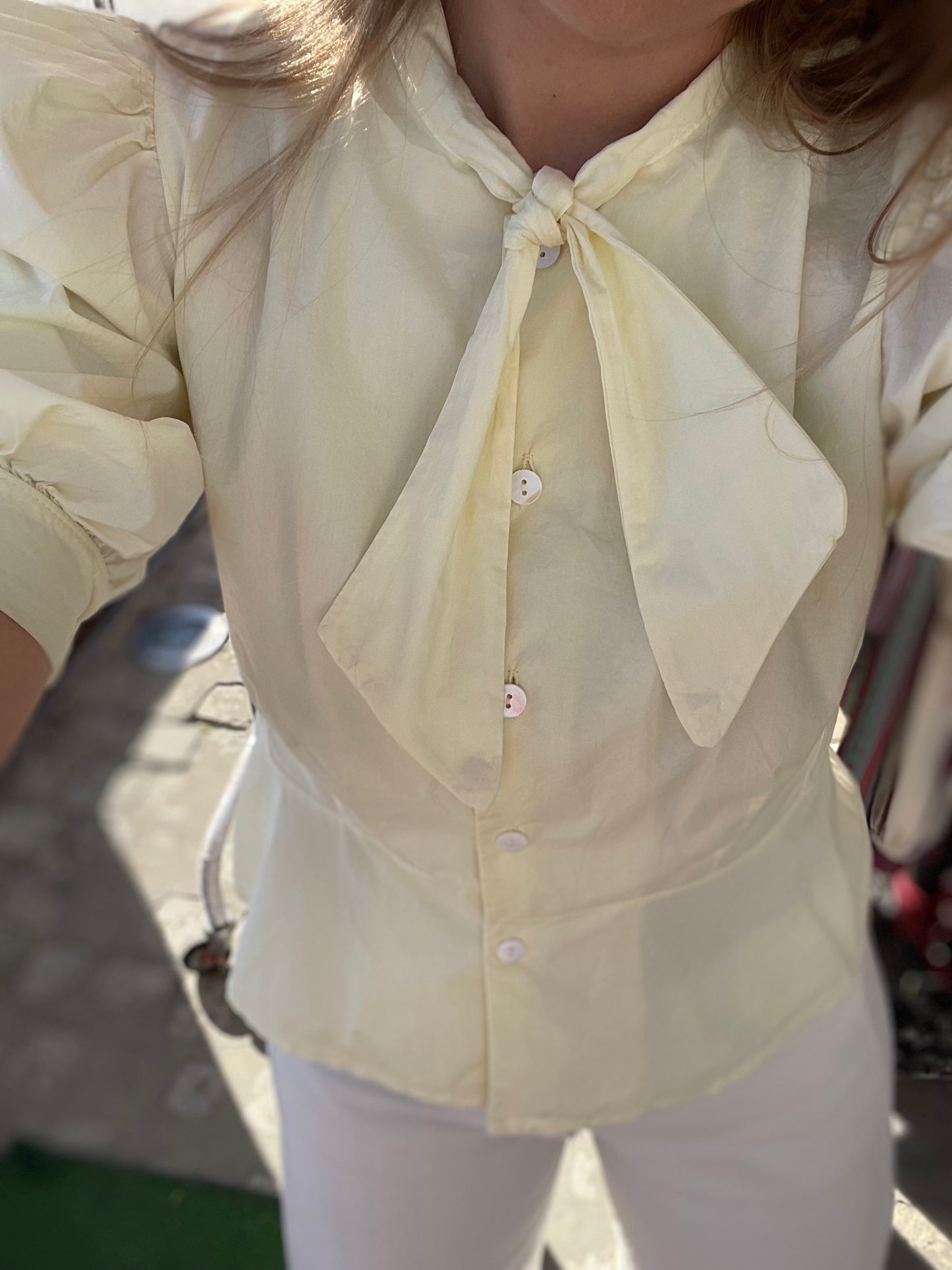 Blusa Eugenia amarilla