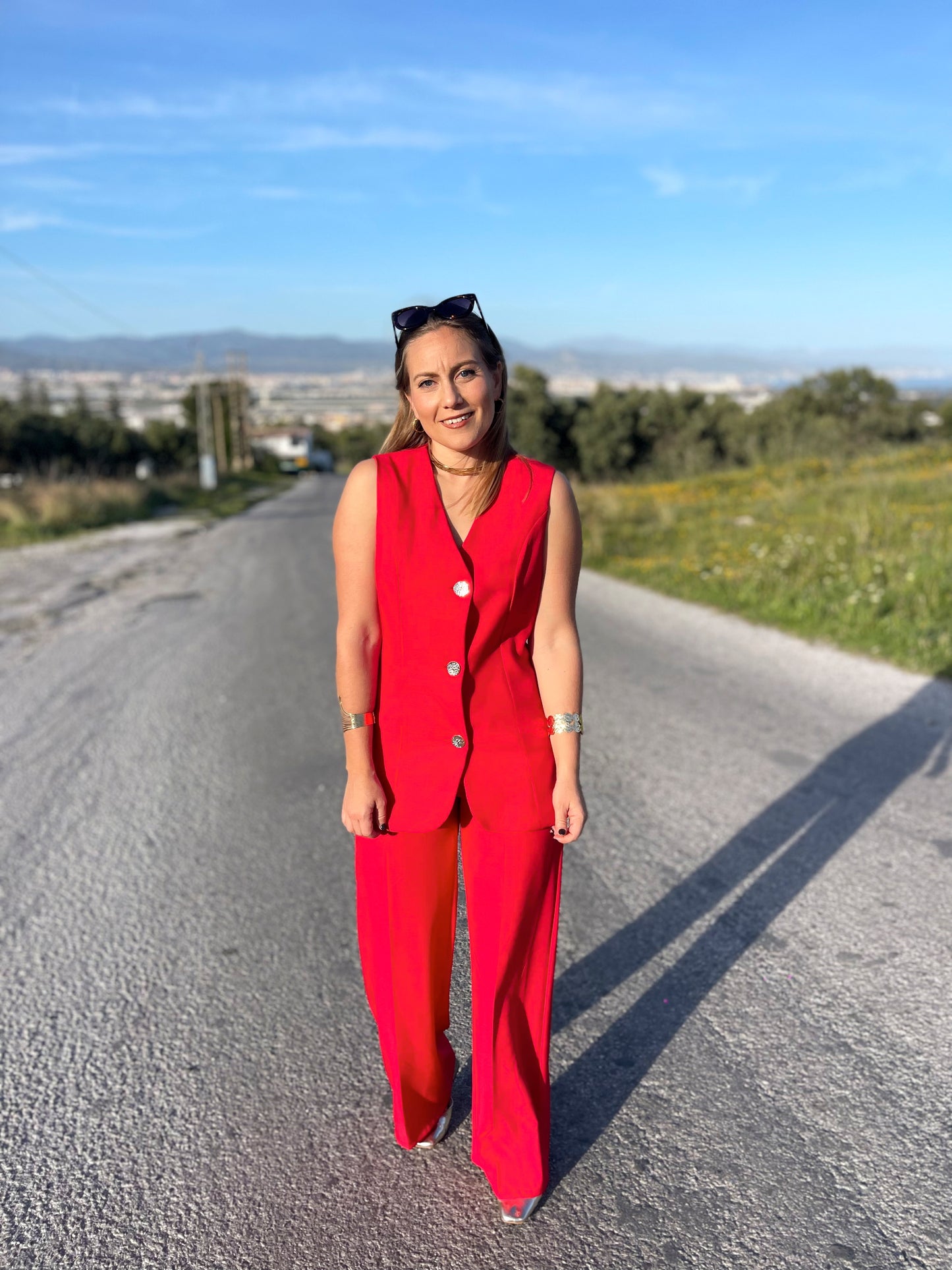 Conjunto Gloria rojo