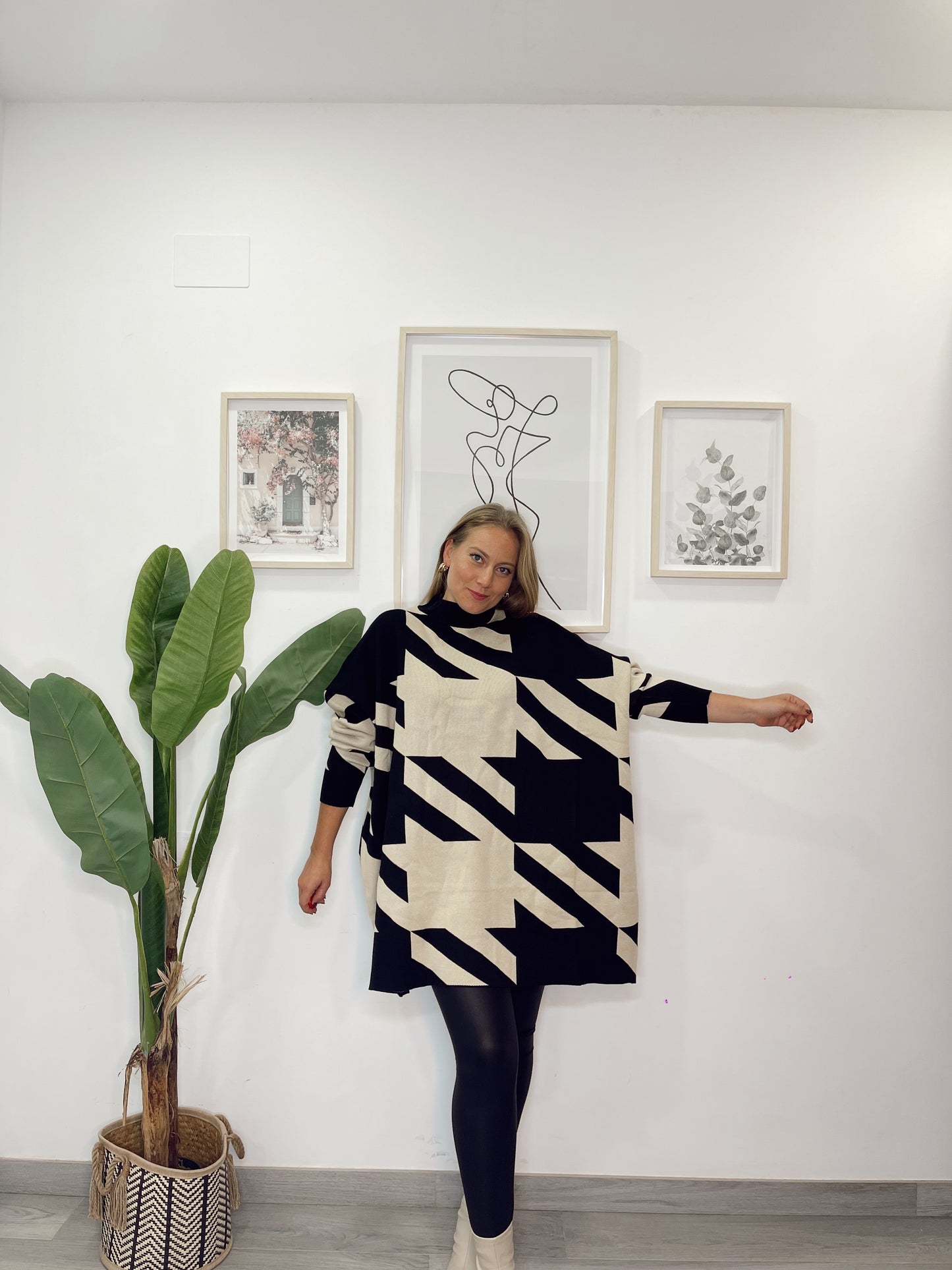 Jersey tipo poncho