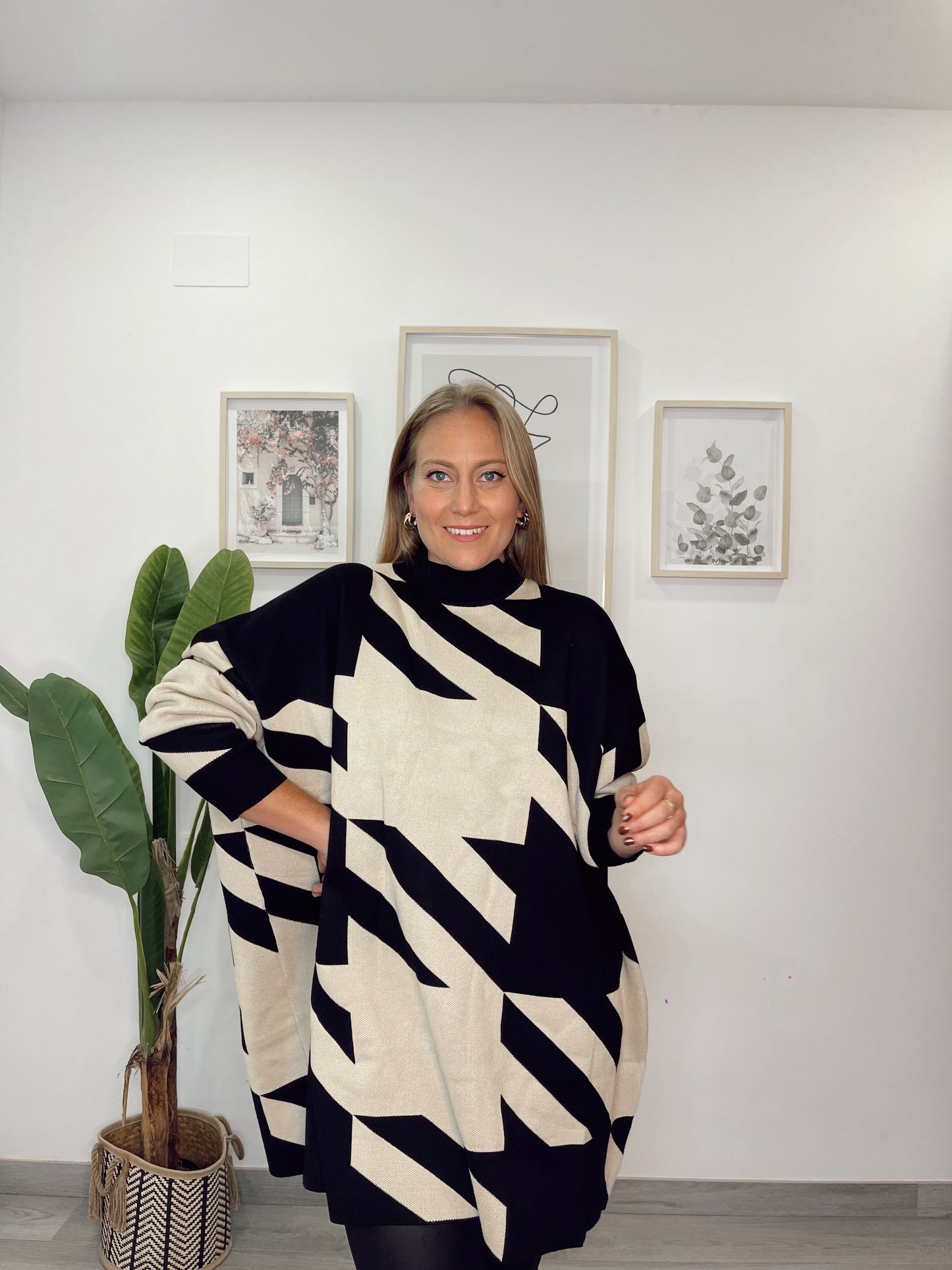 Jersey tipo poncho
