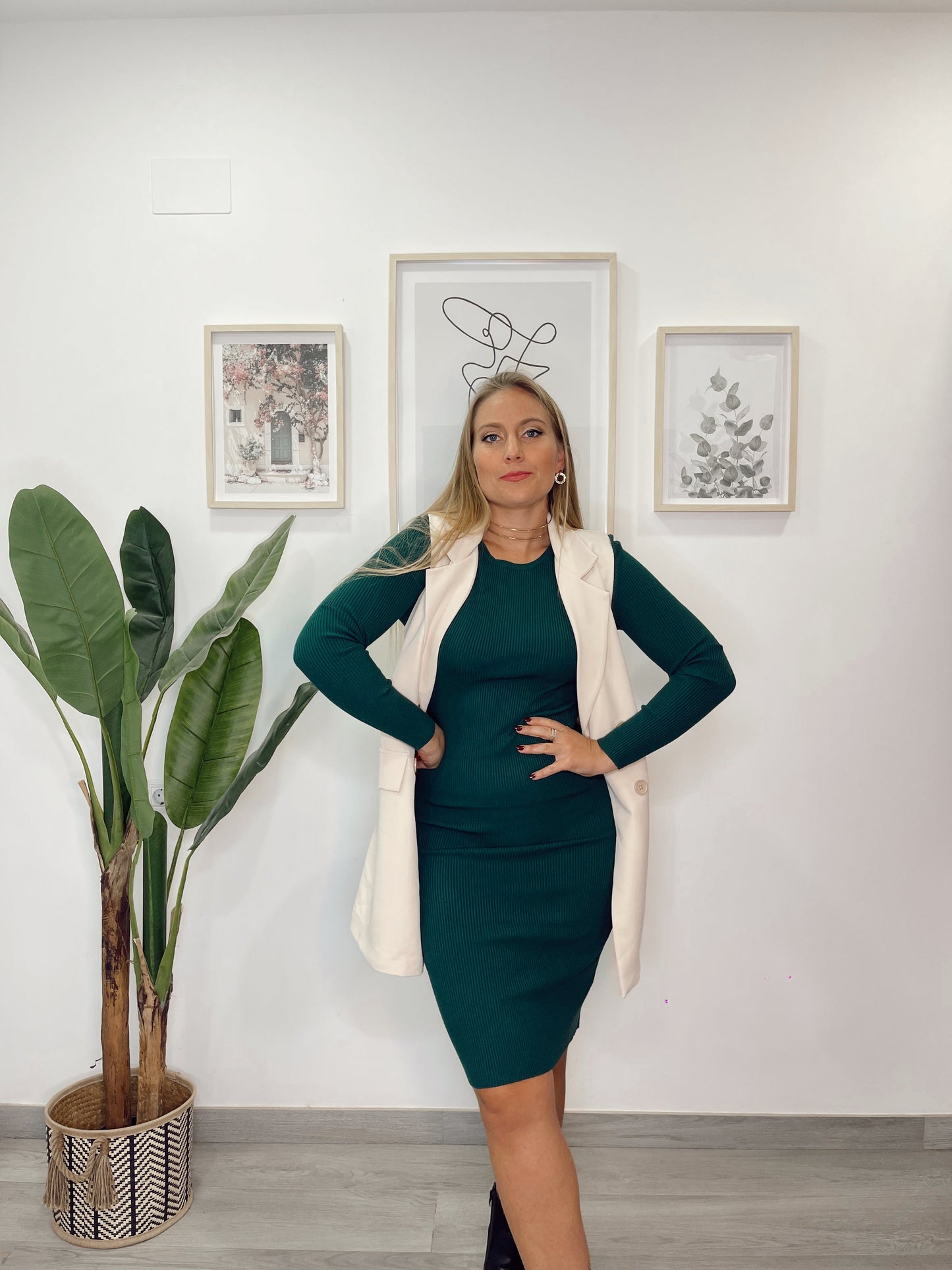 Vestido tubo canale
