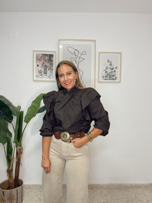 Blusa Julieta chocolate