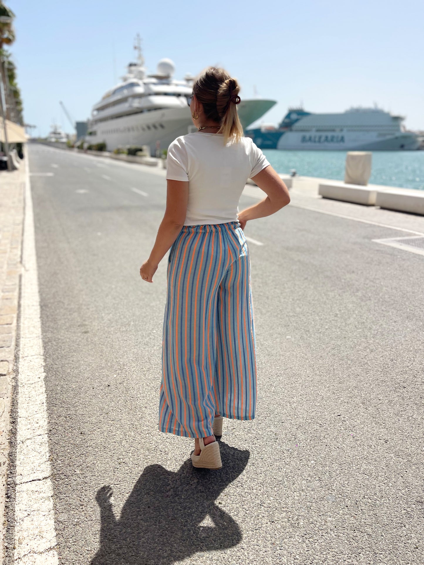 Pantalon Summer rayas fluido