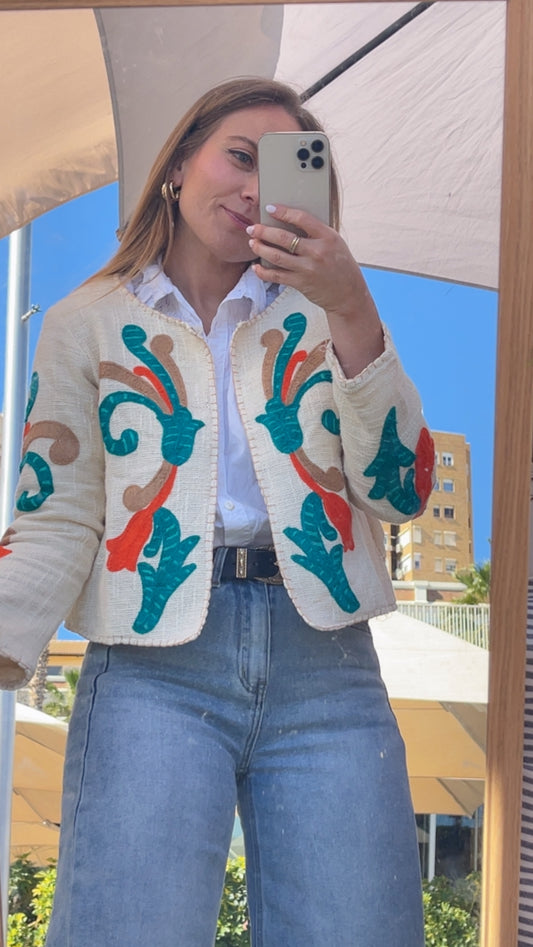 Chaqueta cairo bordada