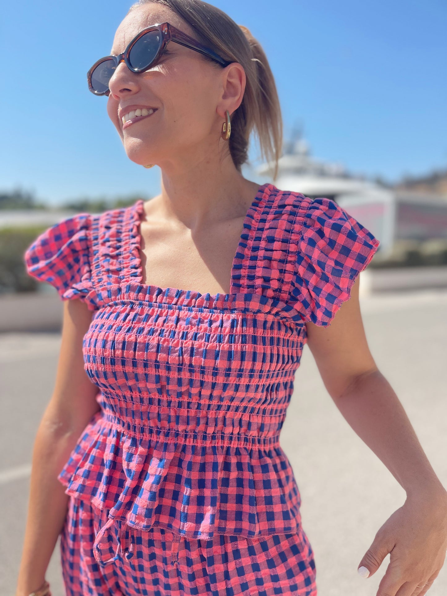 Conjunto cuadros flúor rosa