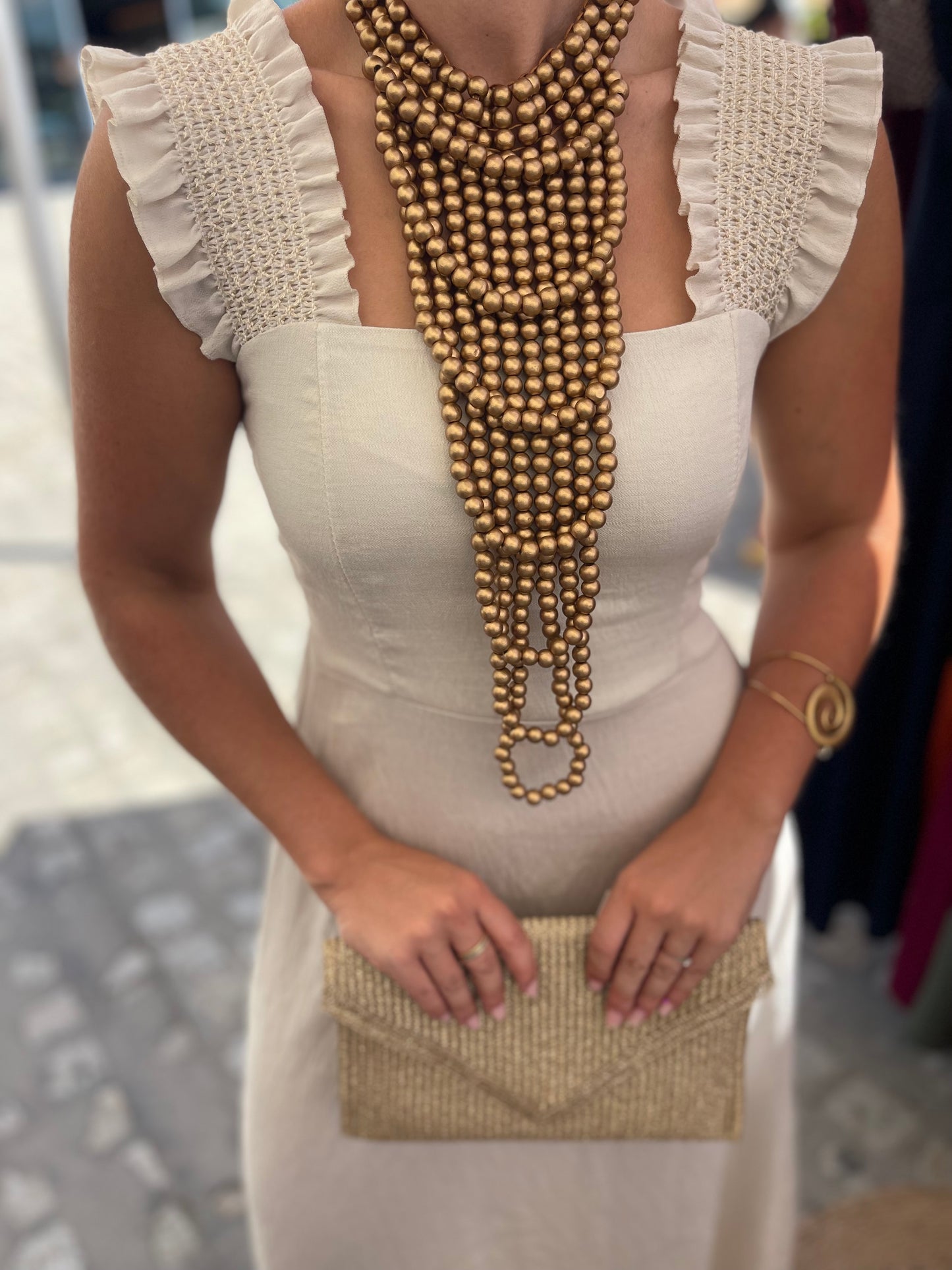 Collar jirafa dorado