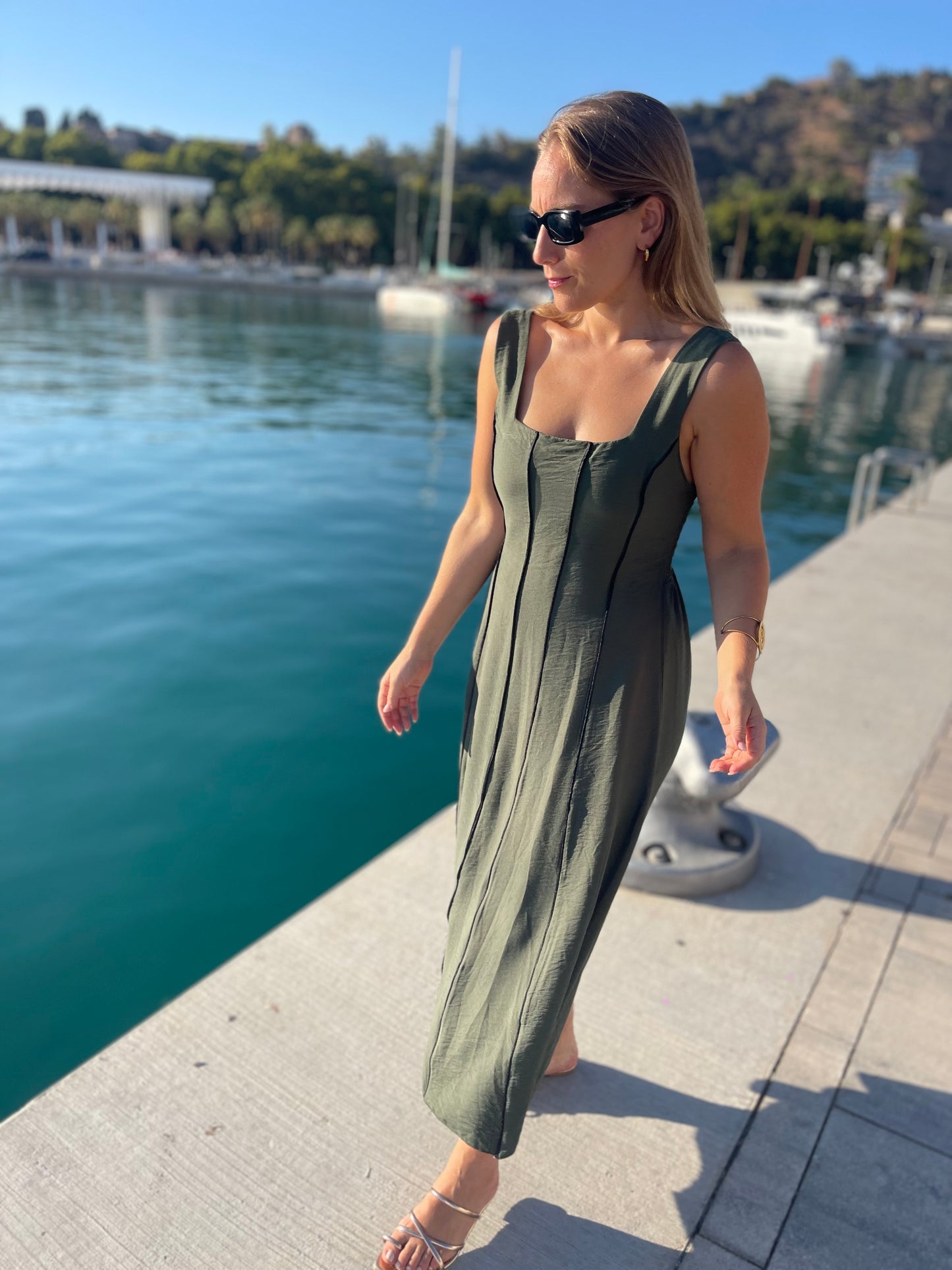 Vestido Tania verde
