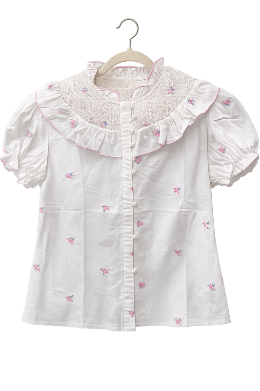 Blusa Versalles blanca