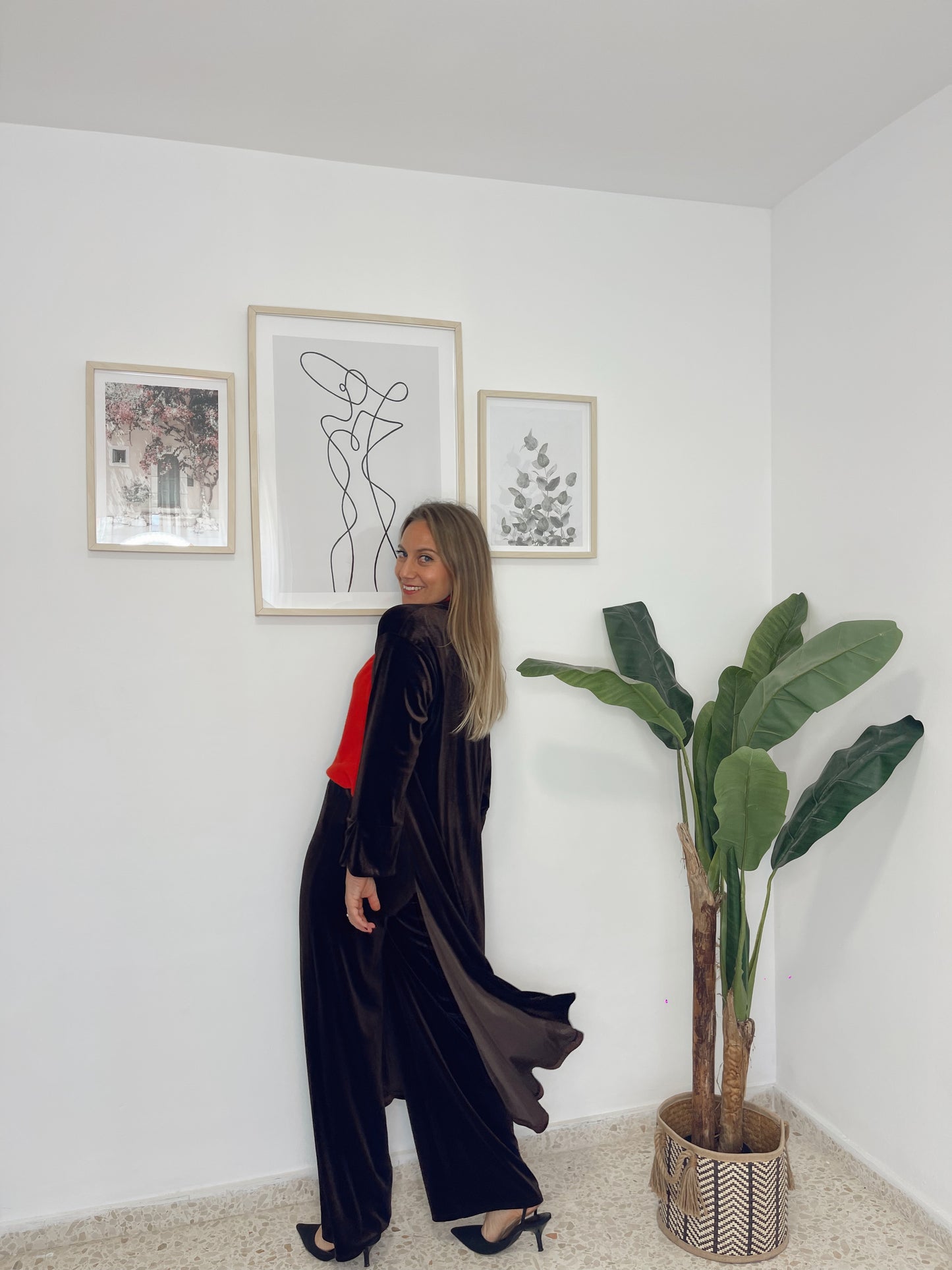 Pantalon terciopelo marron