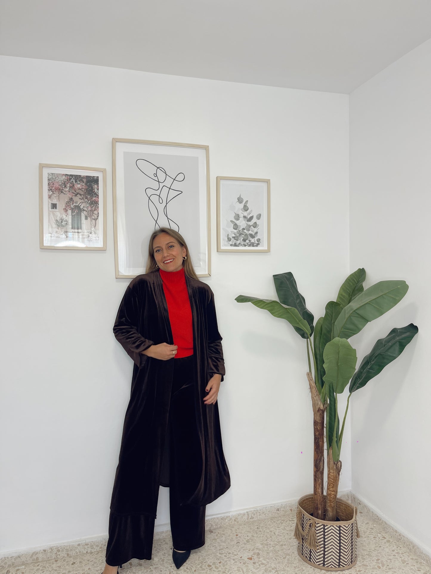 Pantalon terciopelo marron