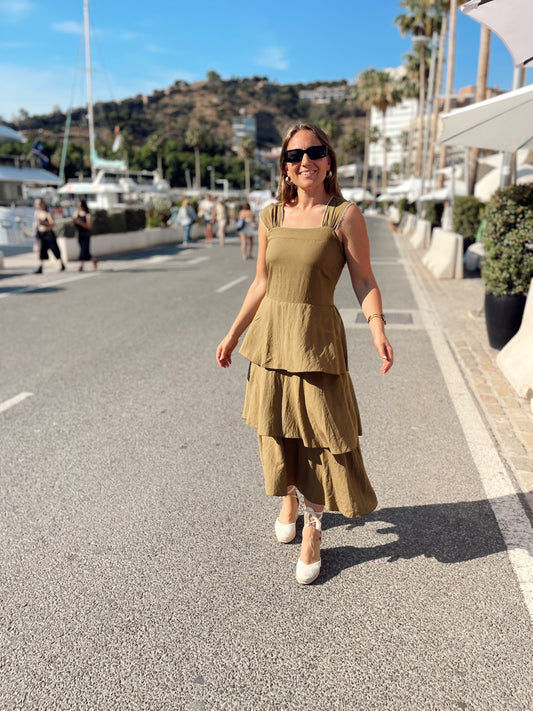 Vestido Paola oliva