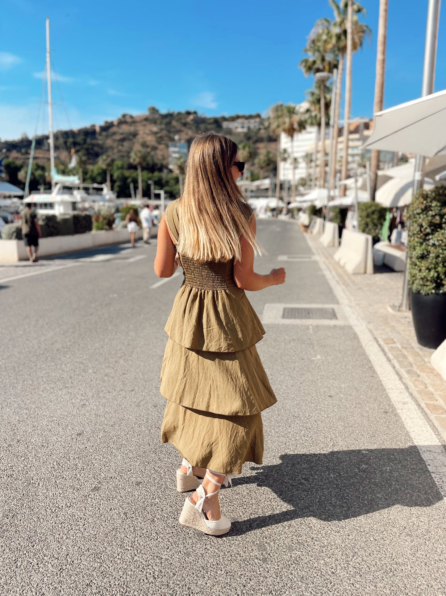 Vestido Paola oliva