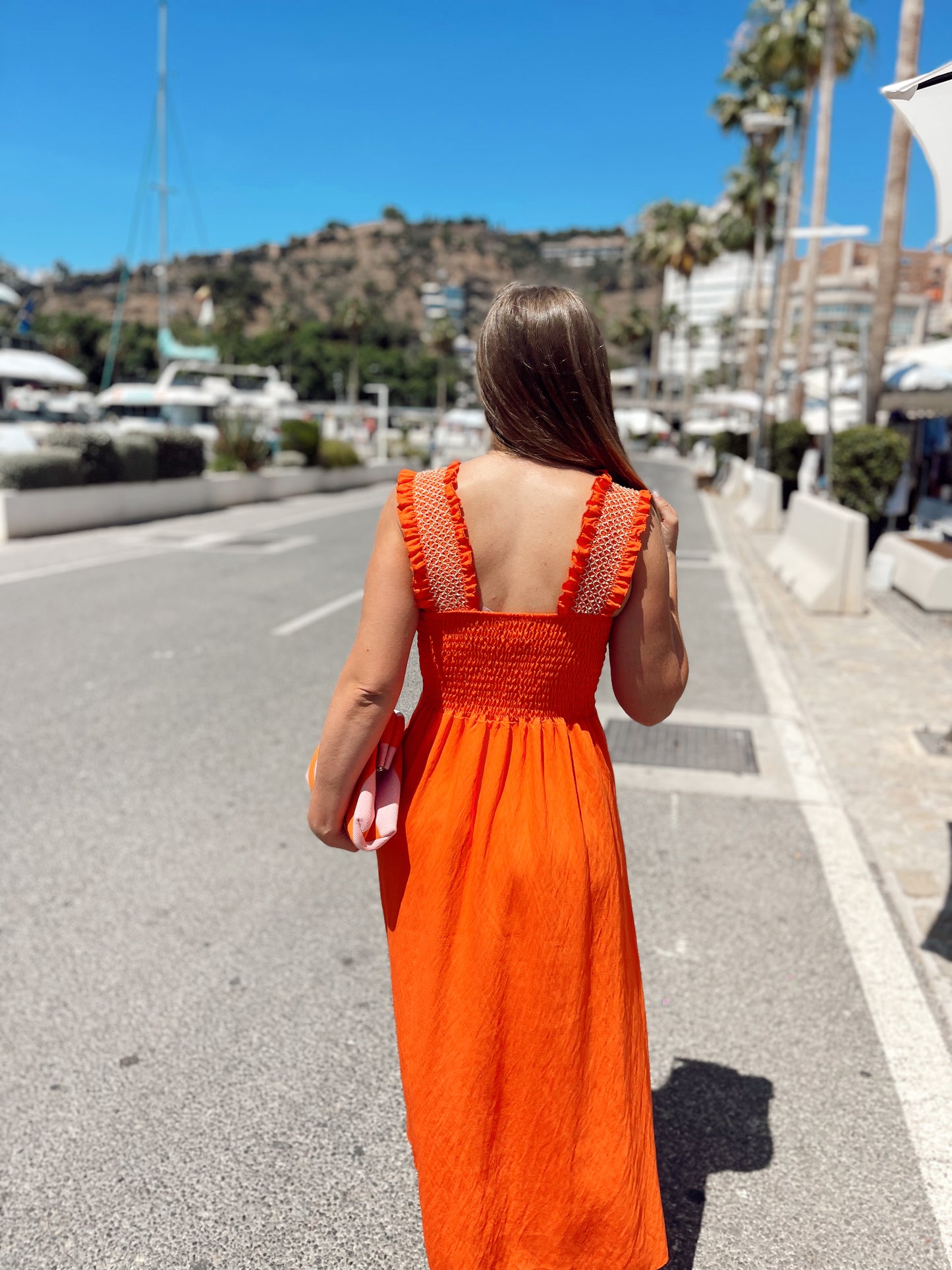 Vestido Bayona naranja