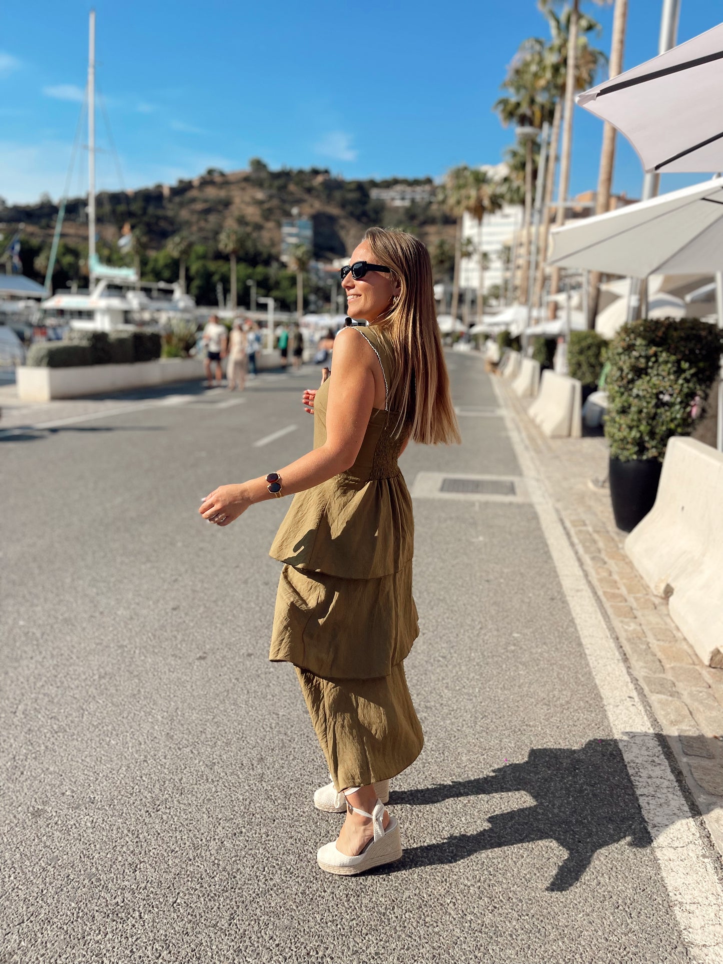 Vestido Paola oliva
