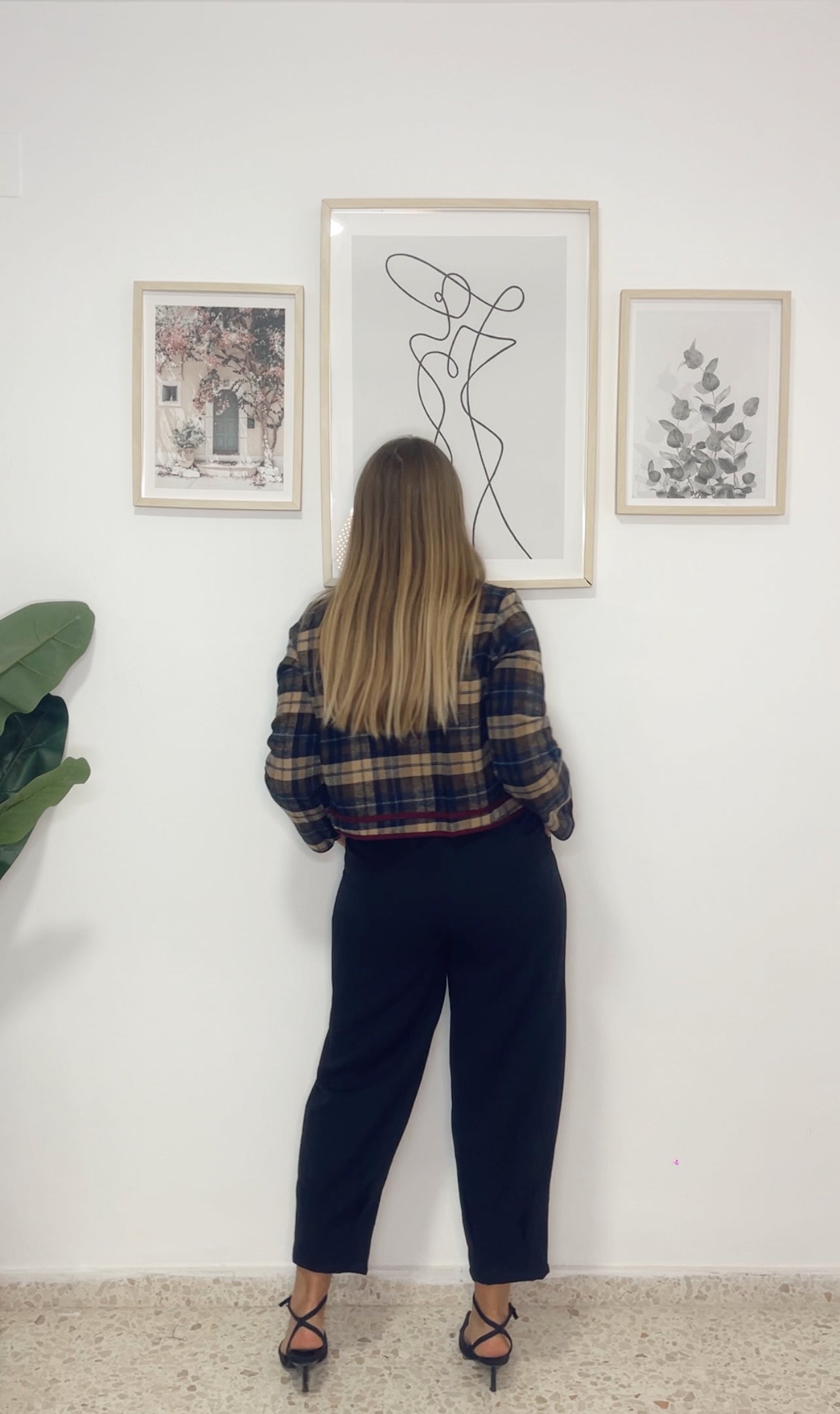 Pantalón bombacho pinza