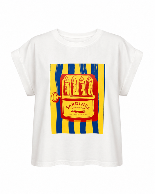 Camiseta algodon sardinas