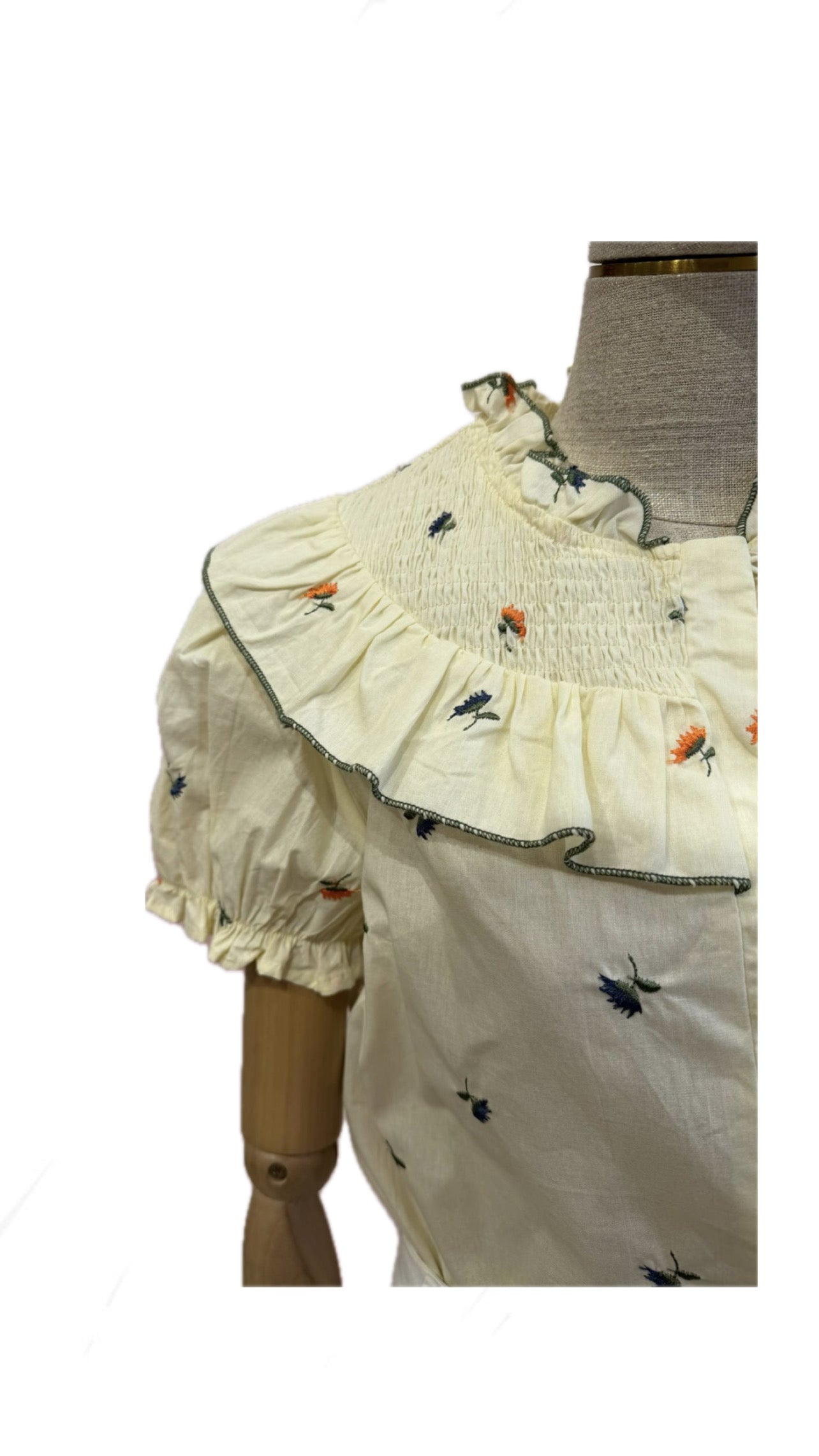 Blusa Versalles amarilla