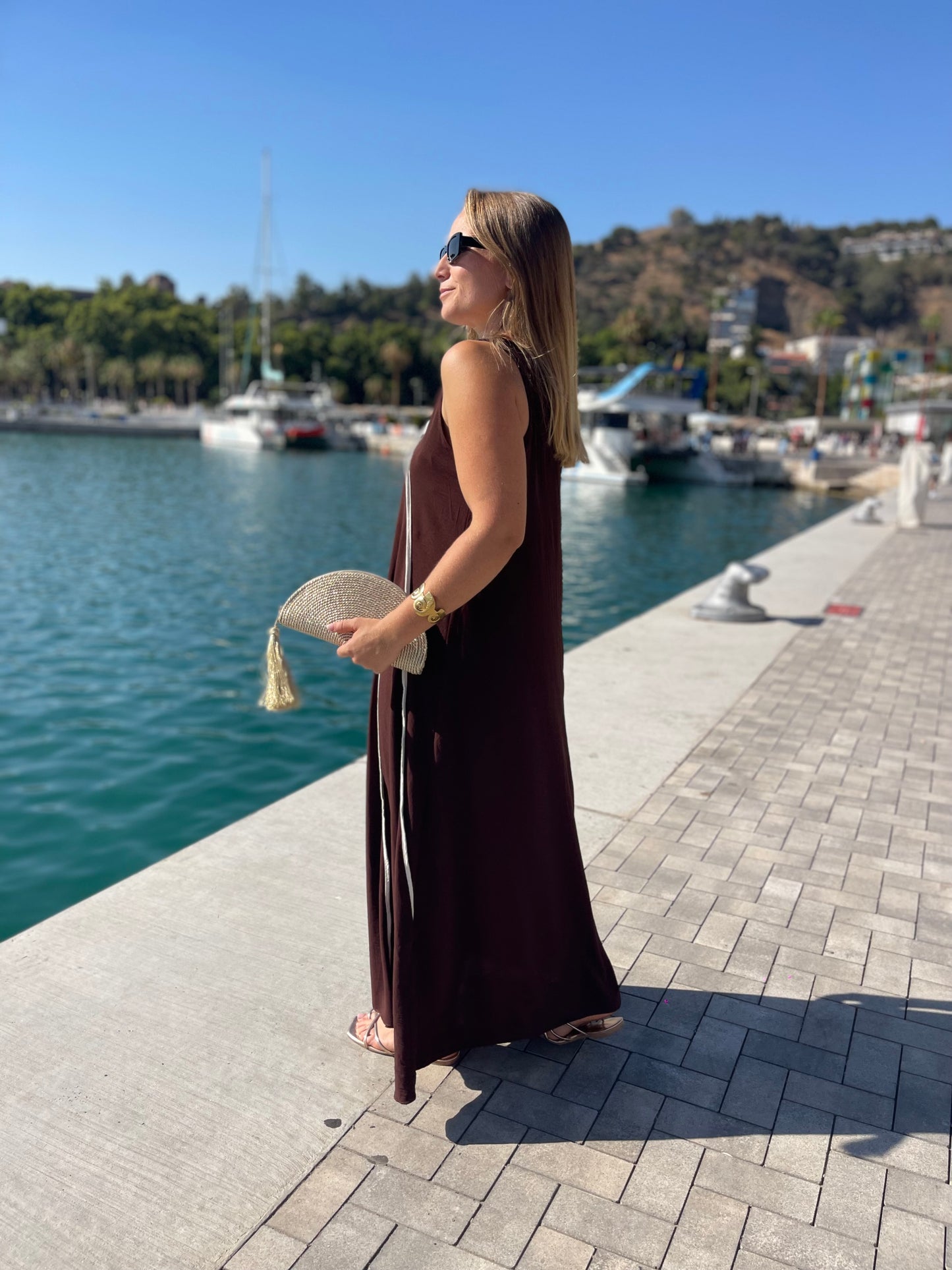 Vestido chocolate