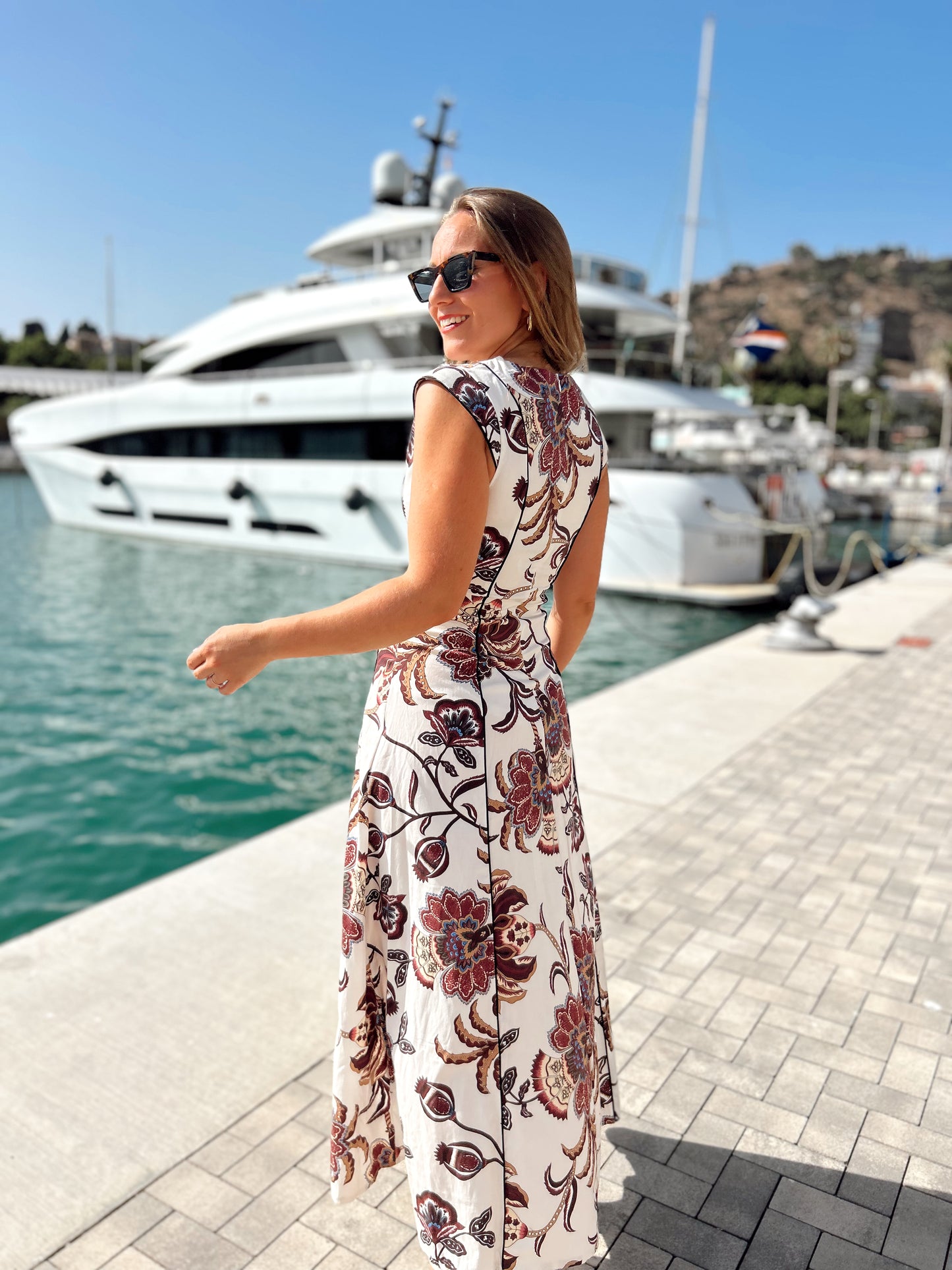 Vestido Catalina marrón