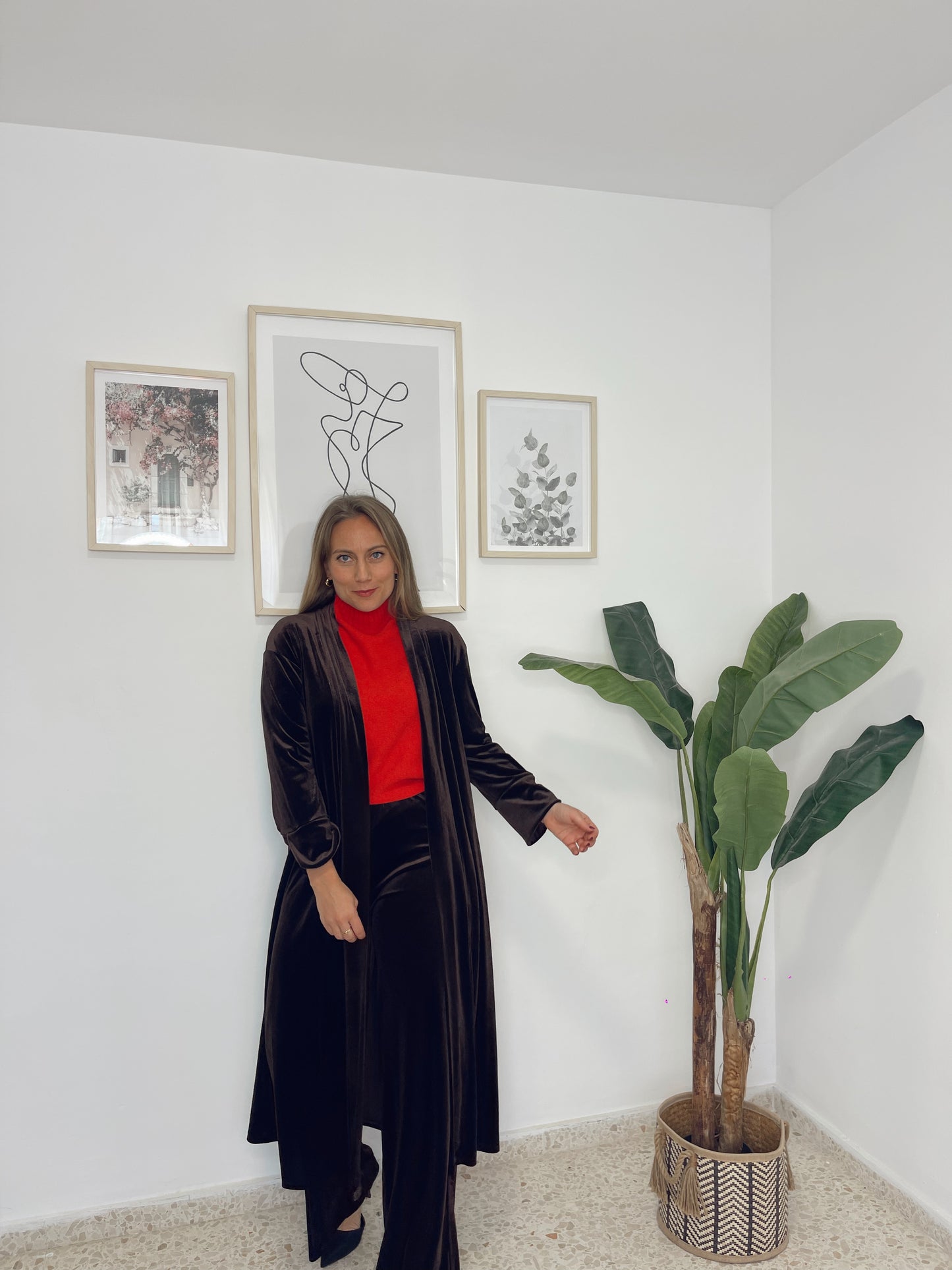 Pantalon terciopelo marron