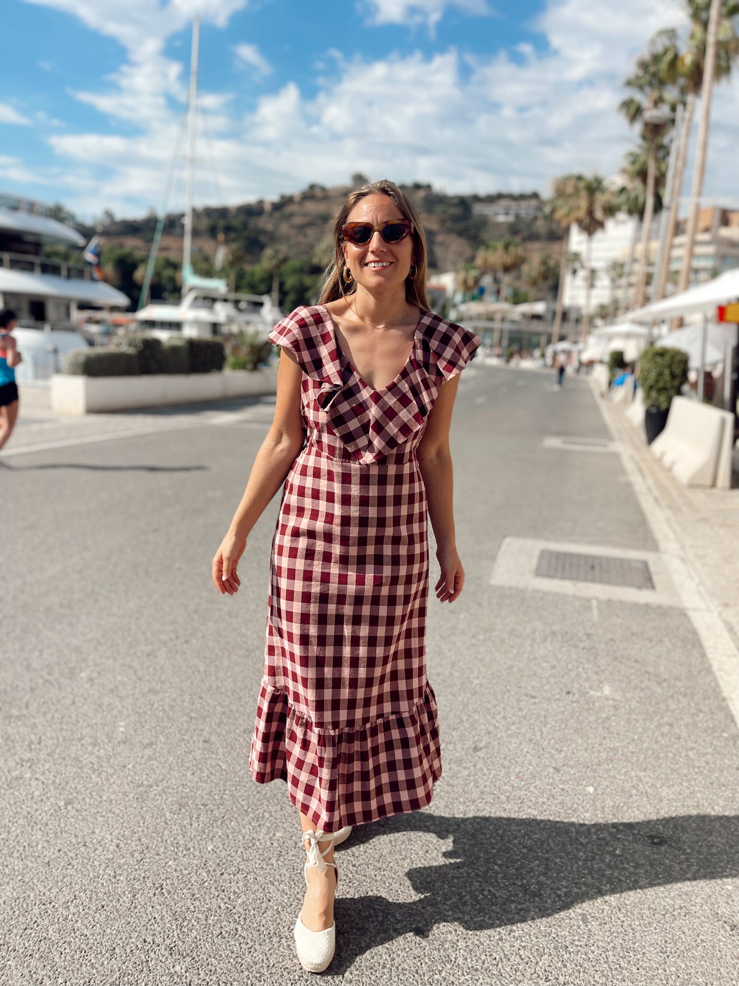 Vestido cuadros