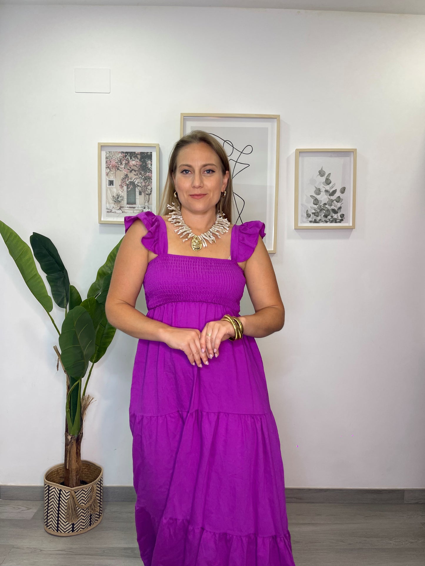 Vestido Vejer Buganvilla