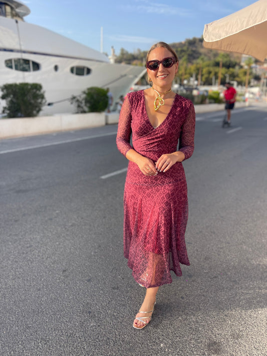 Vestido tul rosa