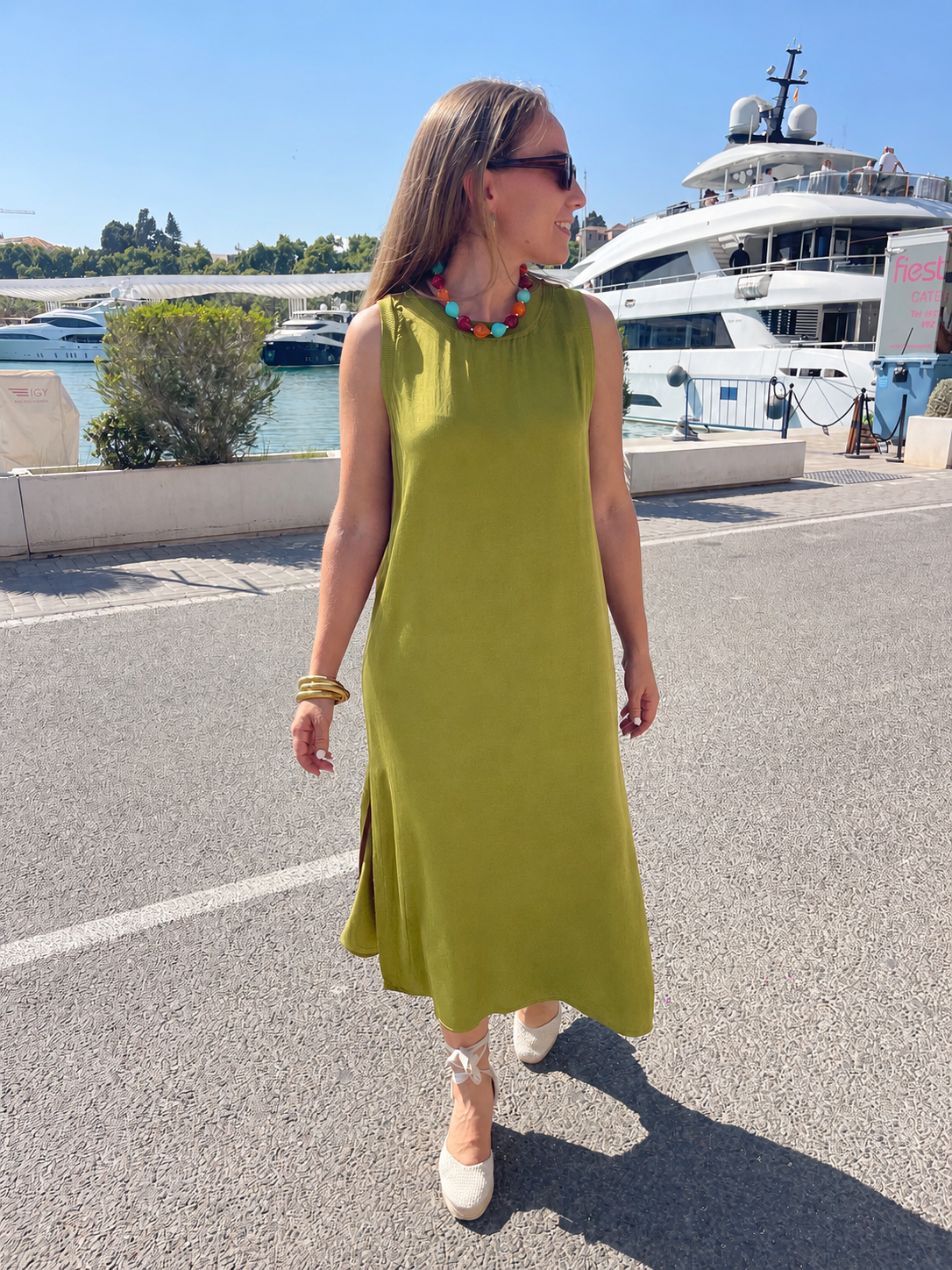 Vestido Luna Verde