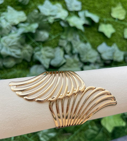 Pulsera alas acero