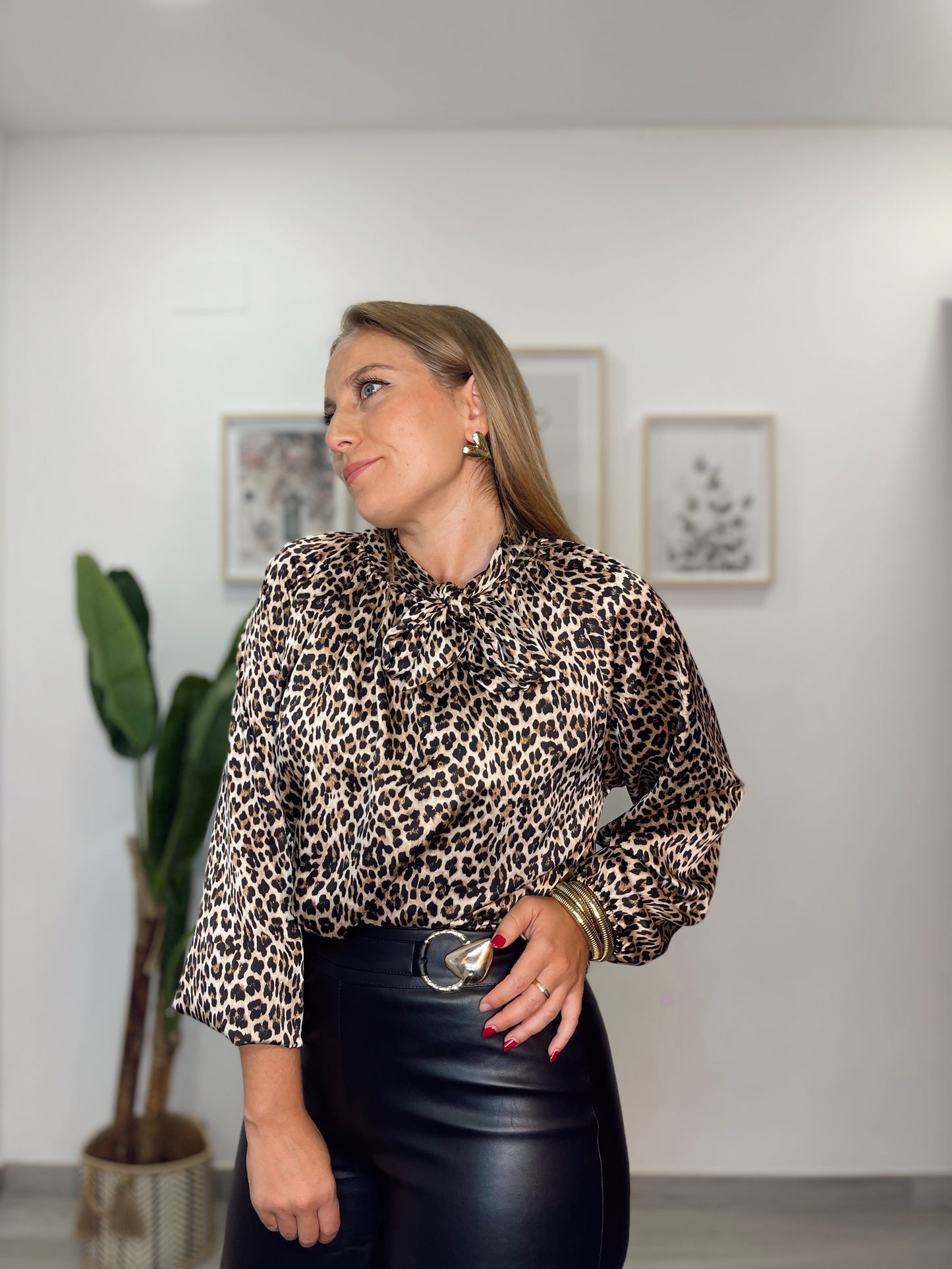 Blusa lazo print