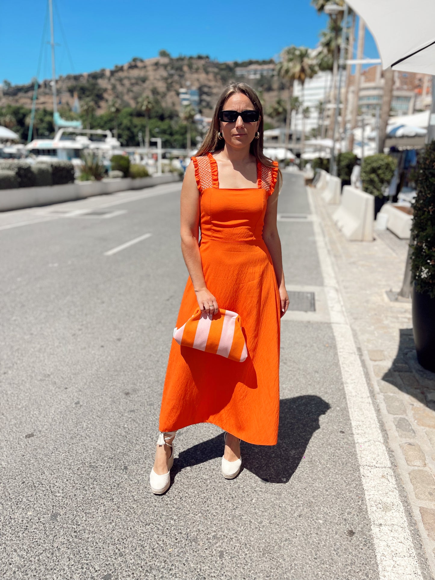 Vestido Bayona naranja
