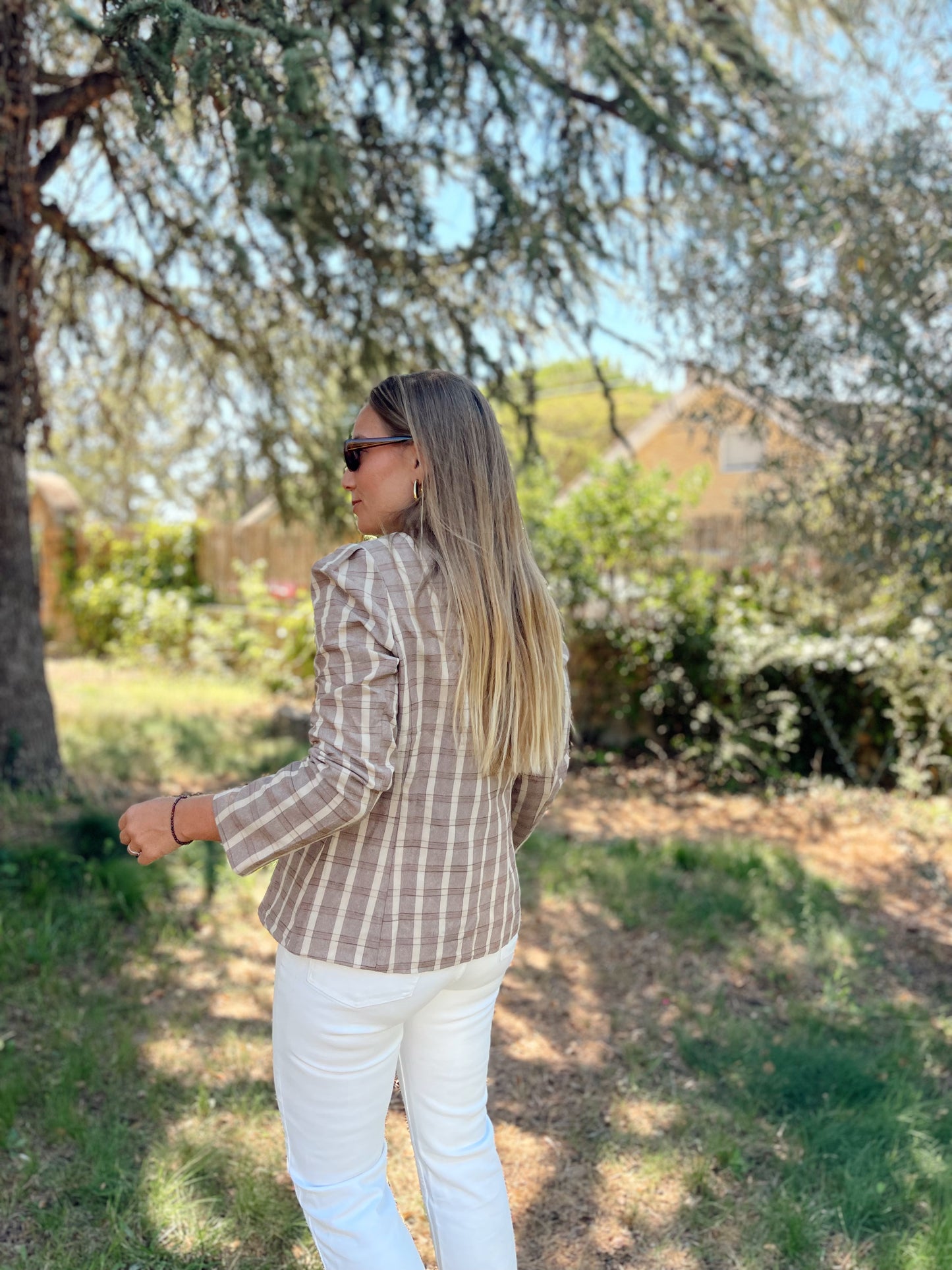 Blazer cuadros mahón p