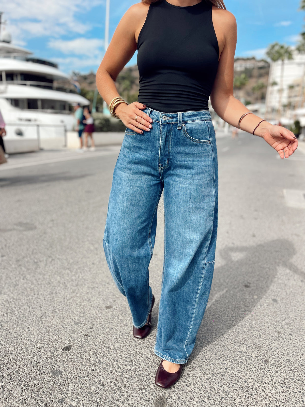Pantalon Vaquero barrel